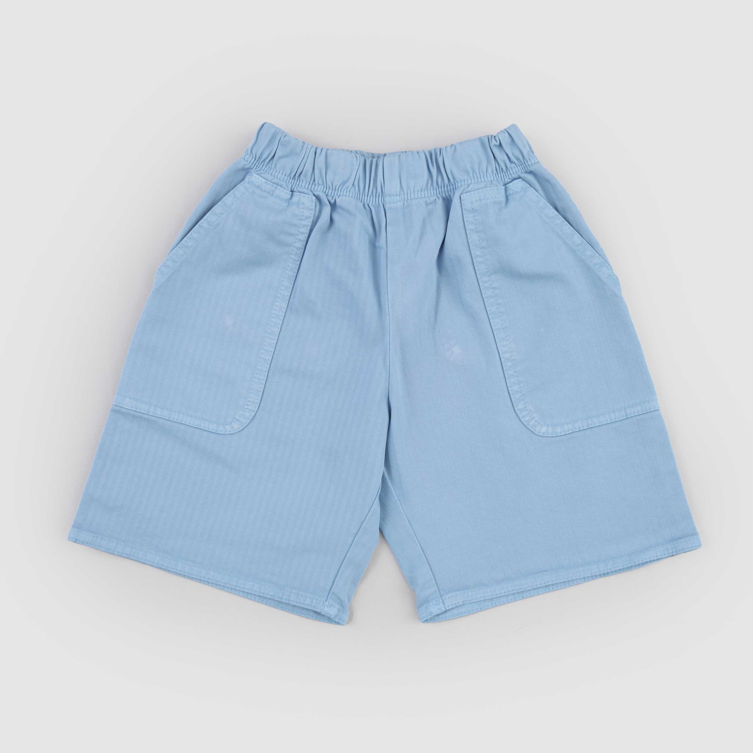 Bermuda Celeste con Logo Ricamato Firmato ETRO