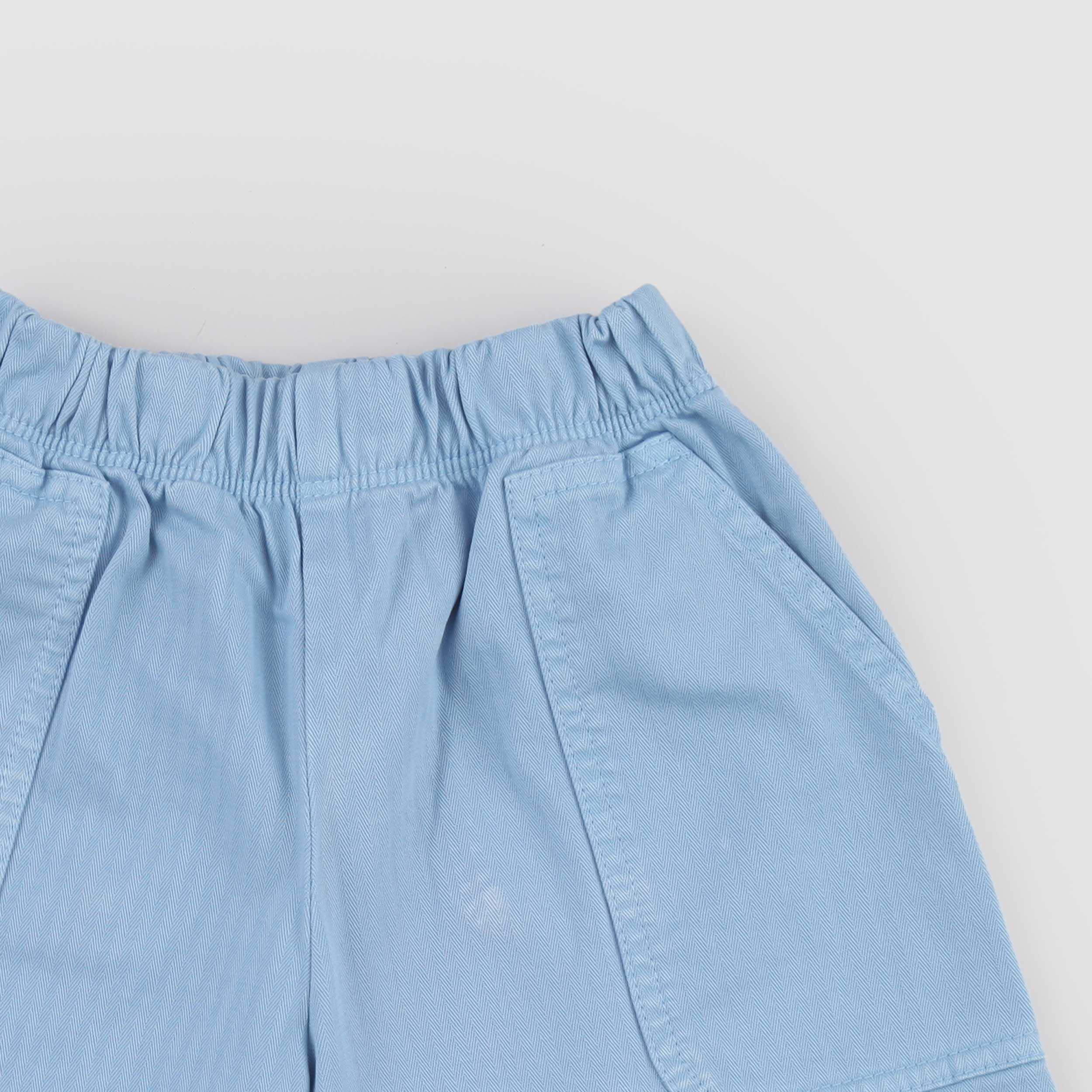 Bermuda Celeste con Logo Ricamato Firmato ETRO