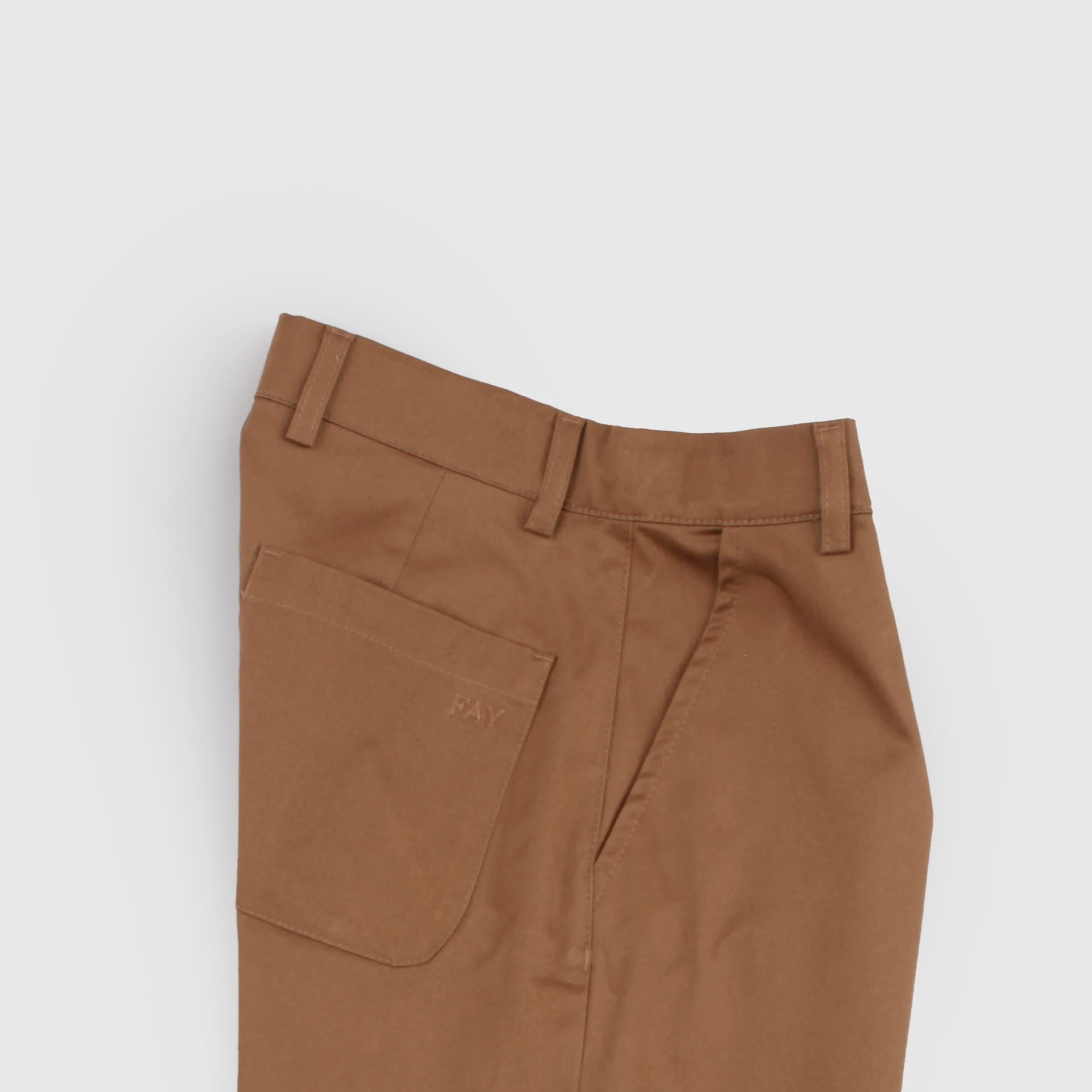 Bermuda Color Cognac Firmato FAY JUNIOR