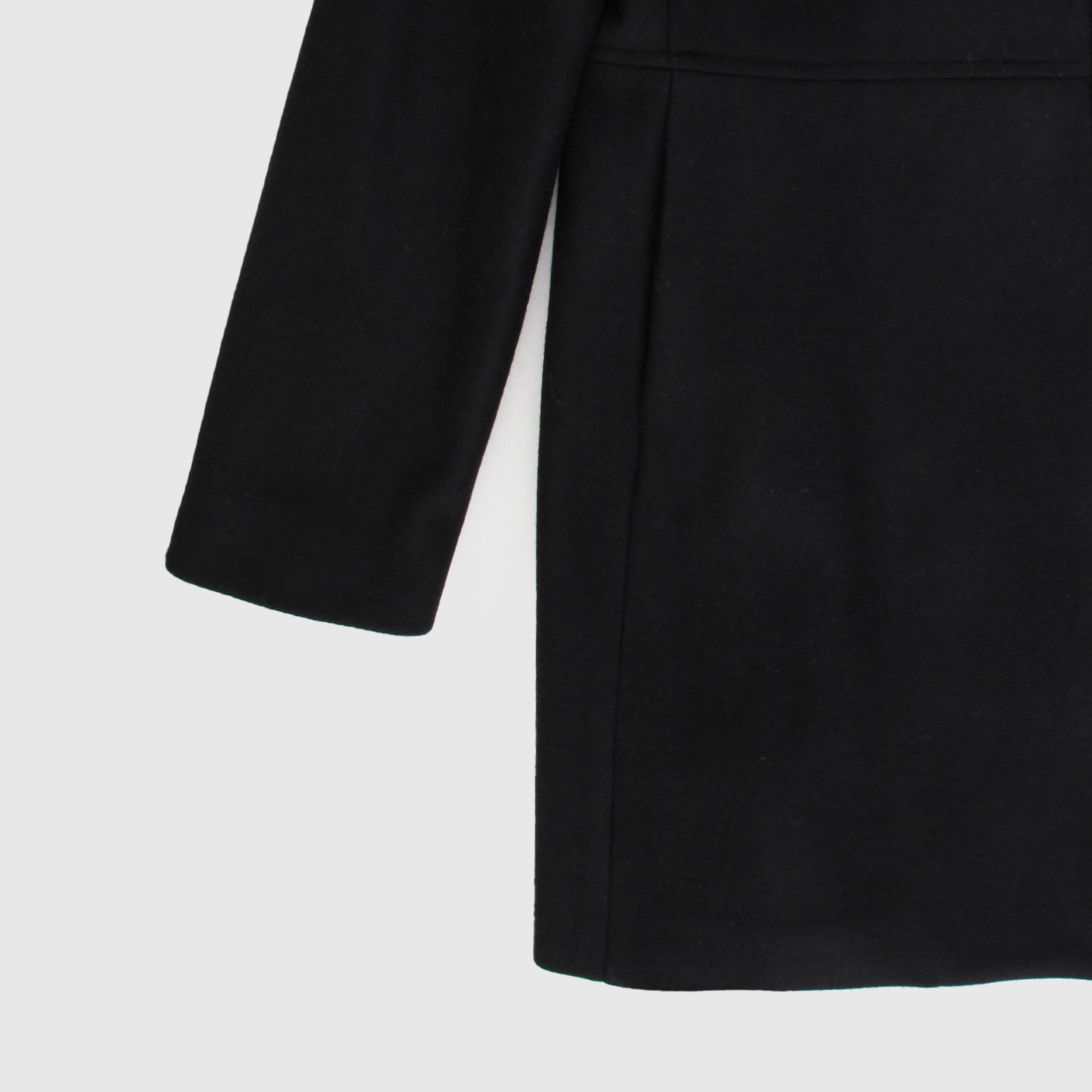 Black Coat with Carabiners for Girl By FAY JUNIOR