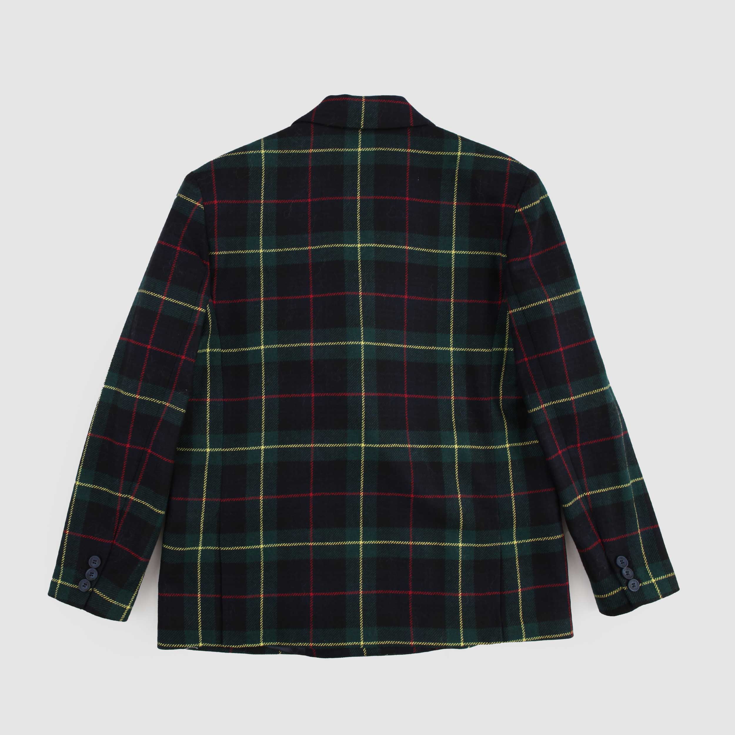 Scottish Green and Blue Check Jacket for Girls By FAY JUNIOR