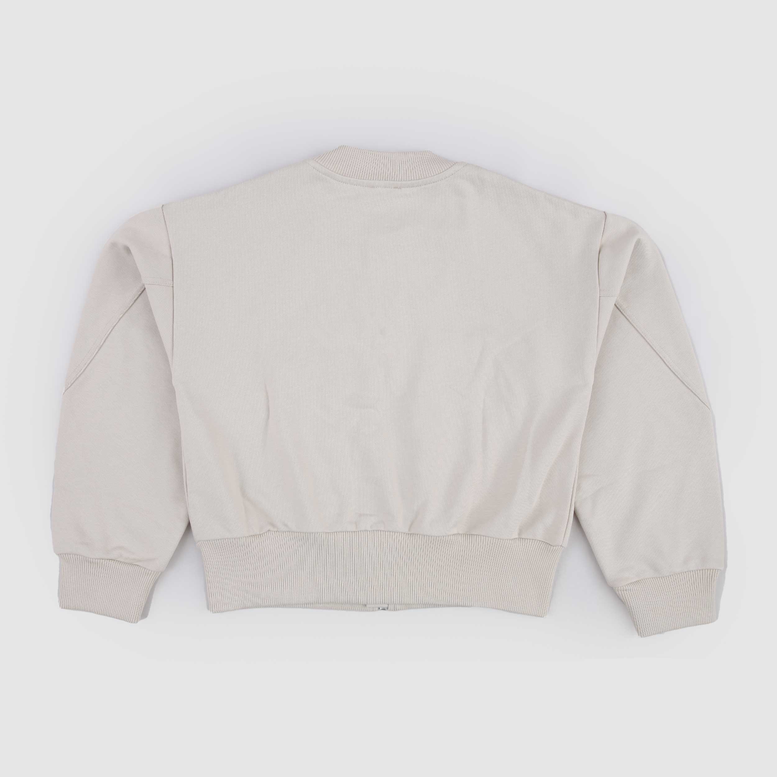 Felpa Beige con Dettagli a Coste Firmata GIVENCHY