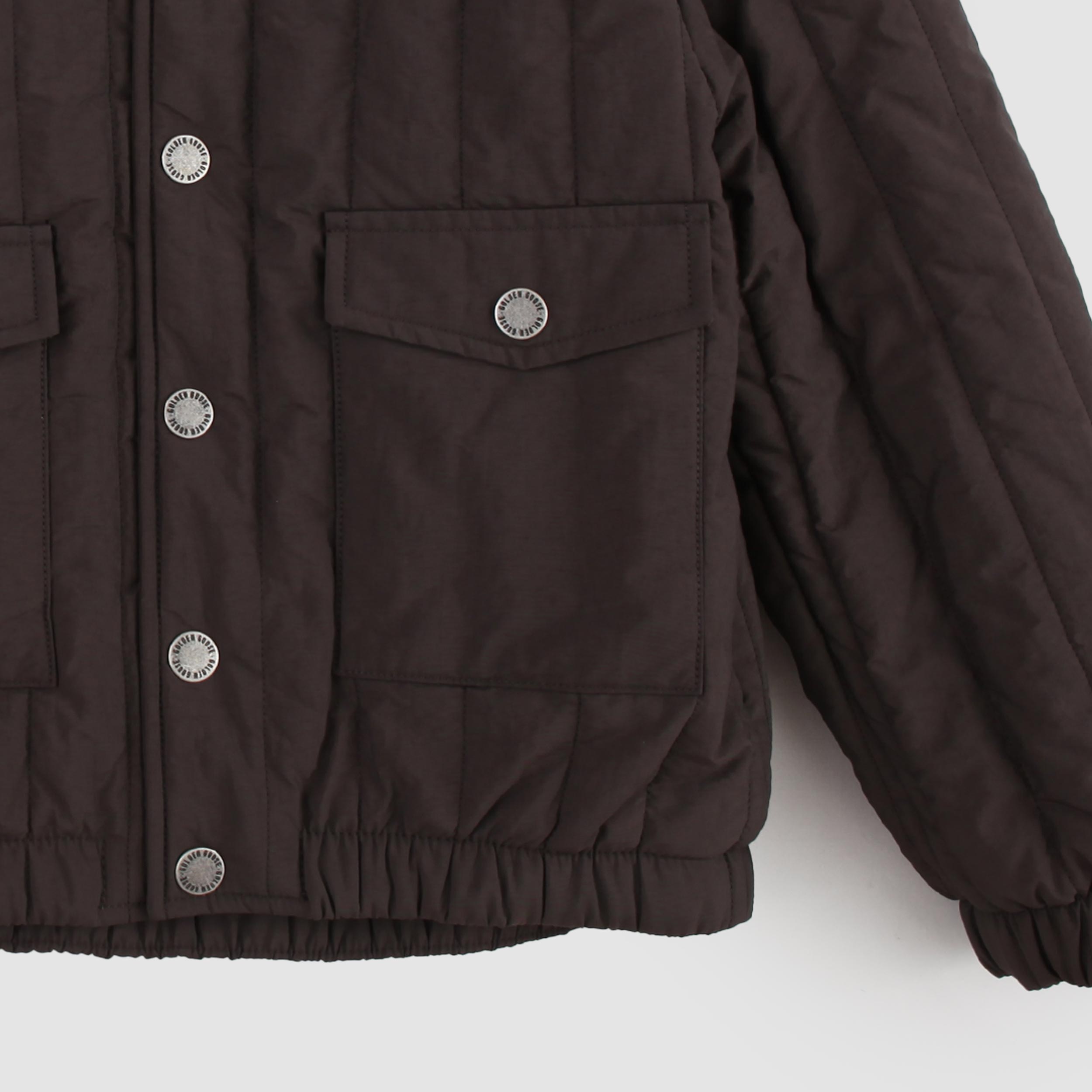 Giubbino Trapuntato Marrone con Interno Orsetto By GOLDEN GOOSE
