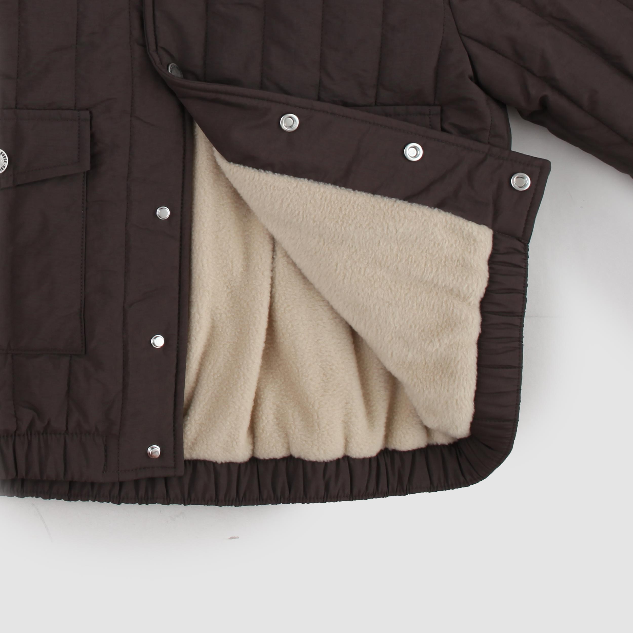 Giubbino Trapuntato Marrone con Interno Orsetto By GOLDEN GOOSE