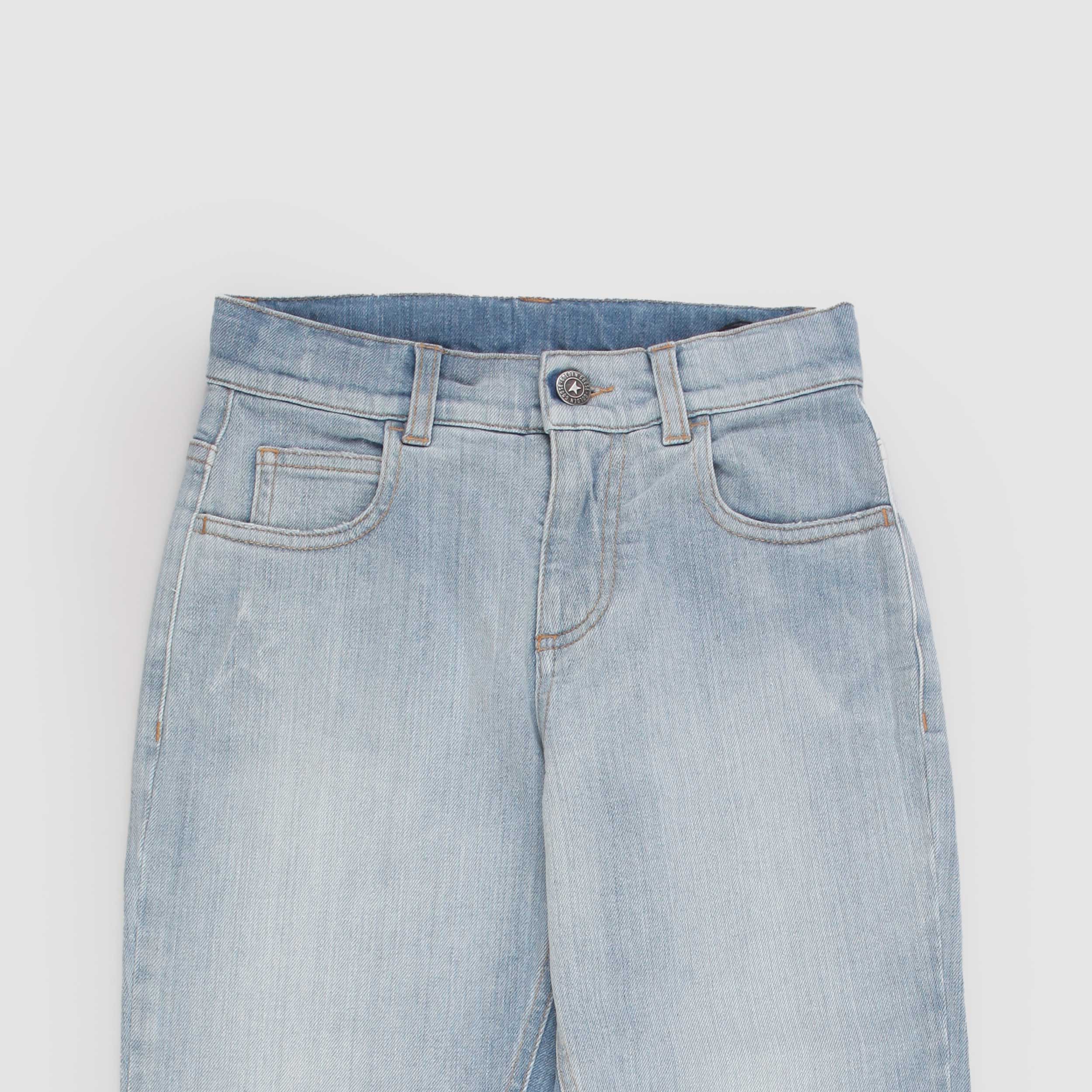 Light Denim Jeans with GOLDEN GOOSE Signature Logo