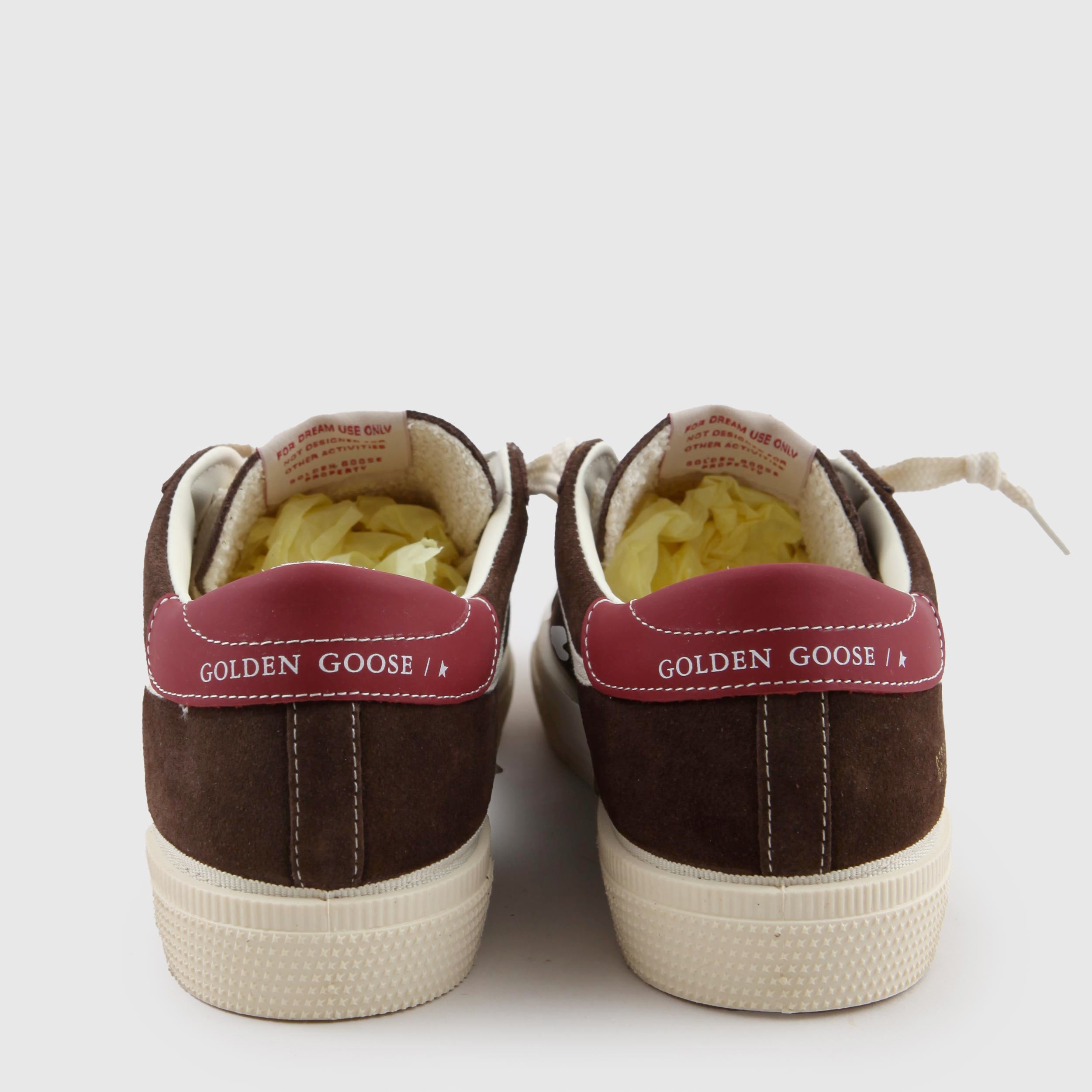 May Sneakers in Brown Leather By GOLDEN GOOSE