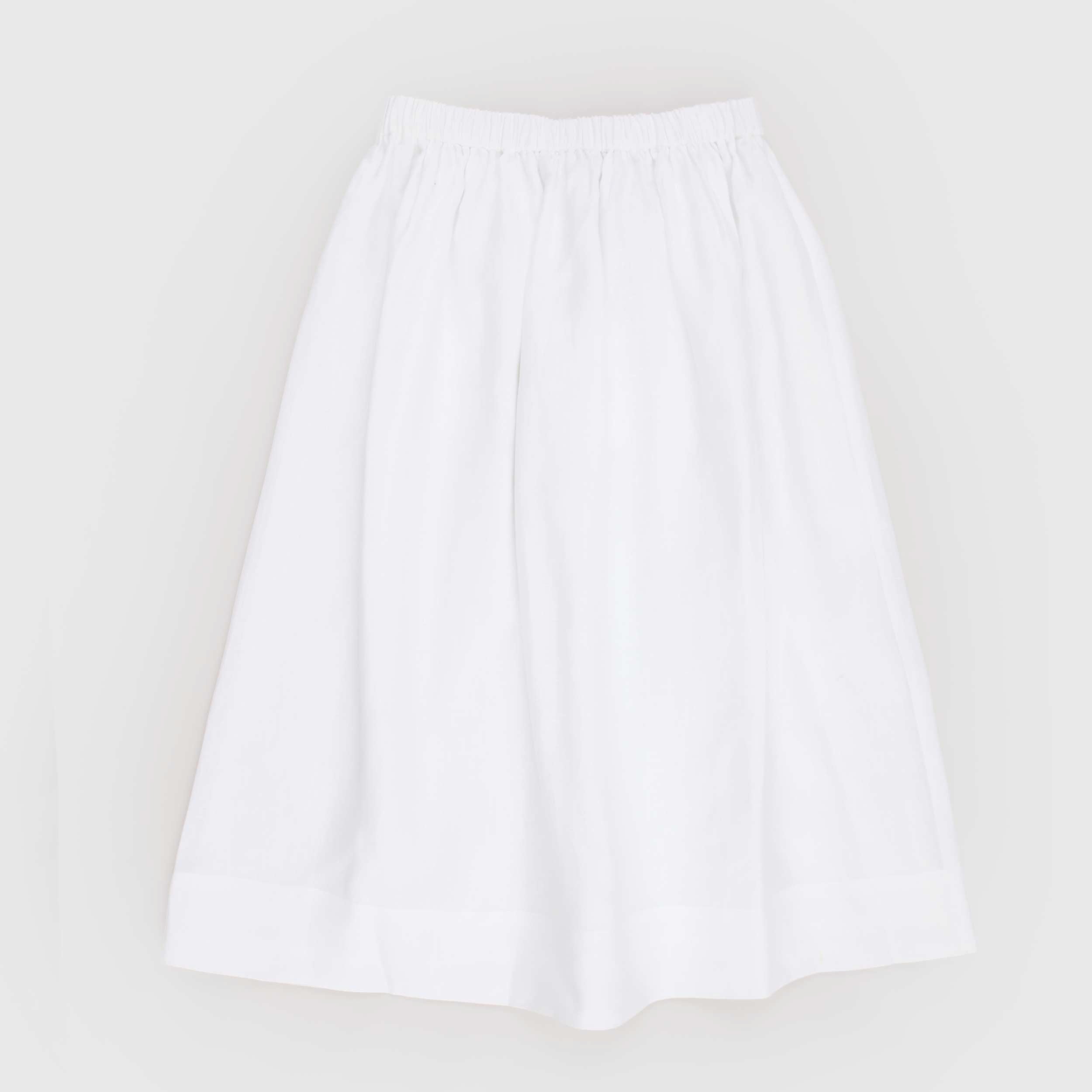 Gonna Bianca Modello Lungo Firmata JESURUM