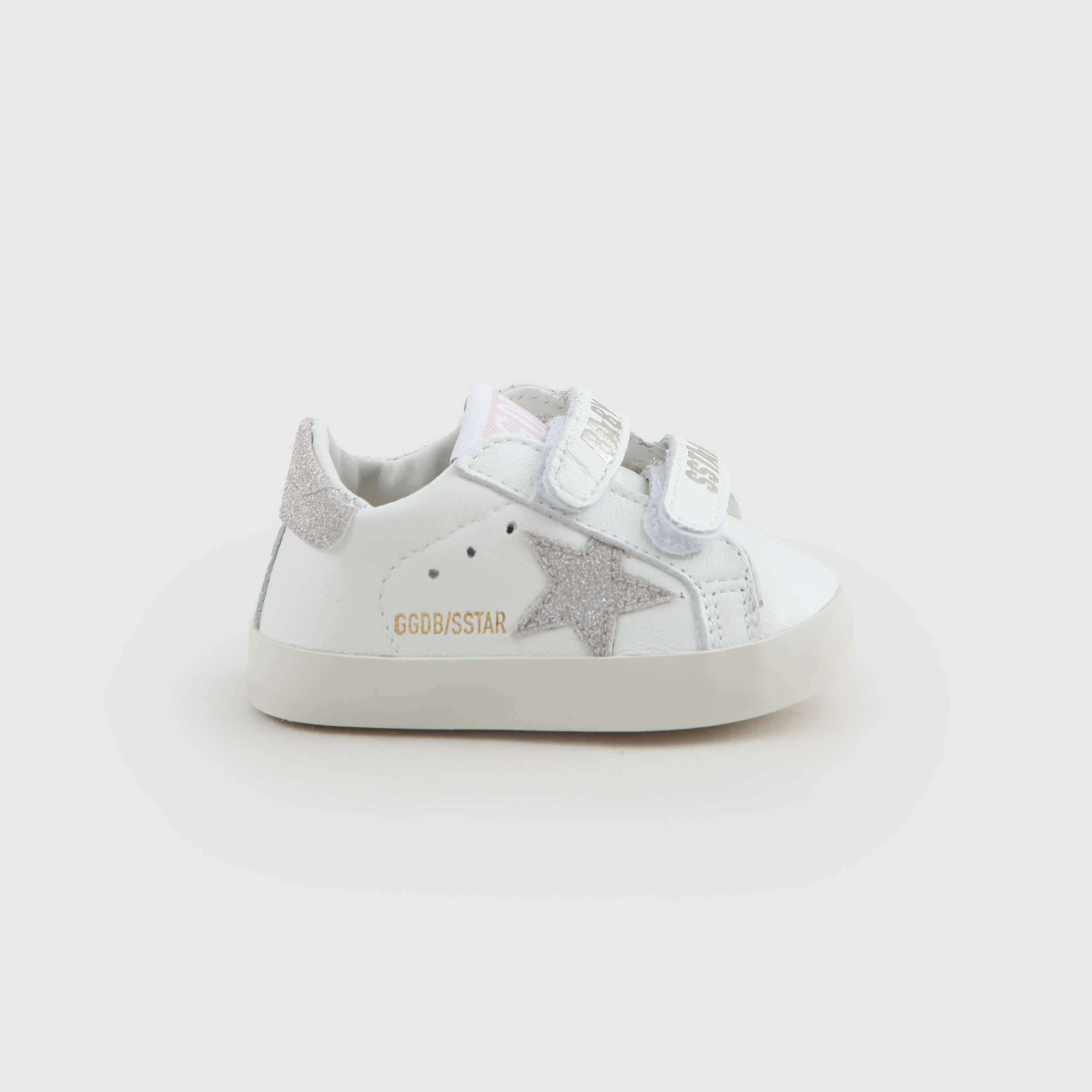 Sneakers Bianche Old School Firmata GOLDEN GOOSE