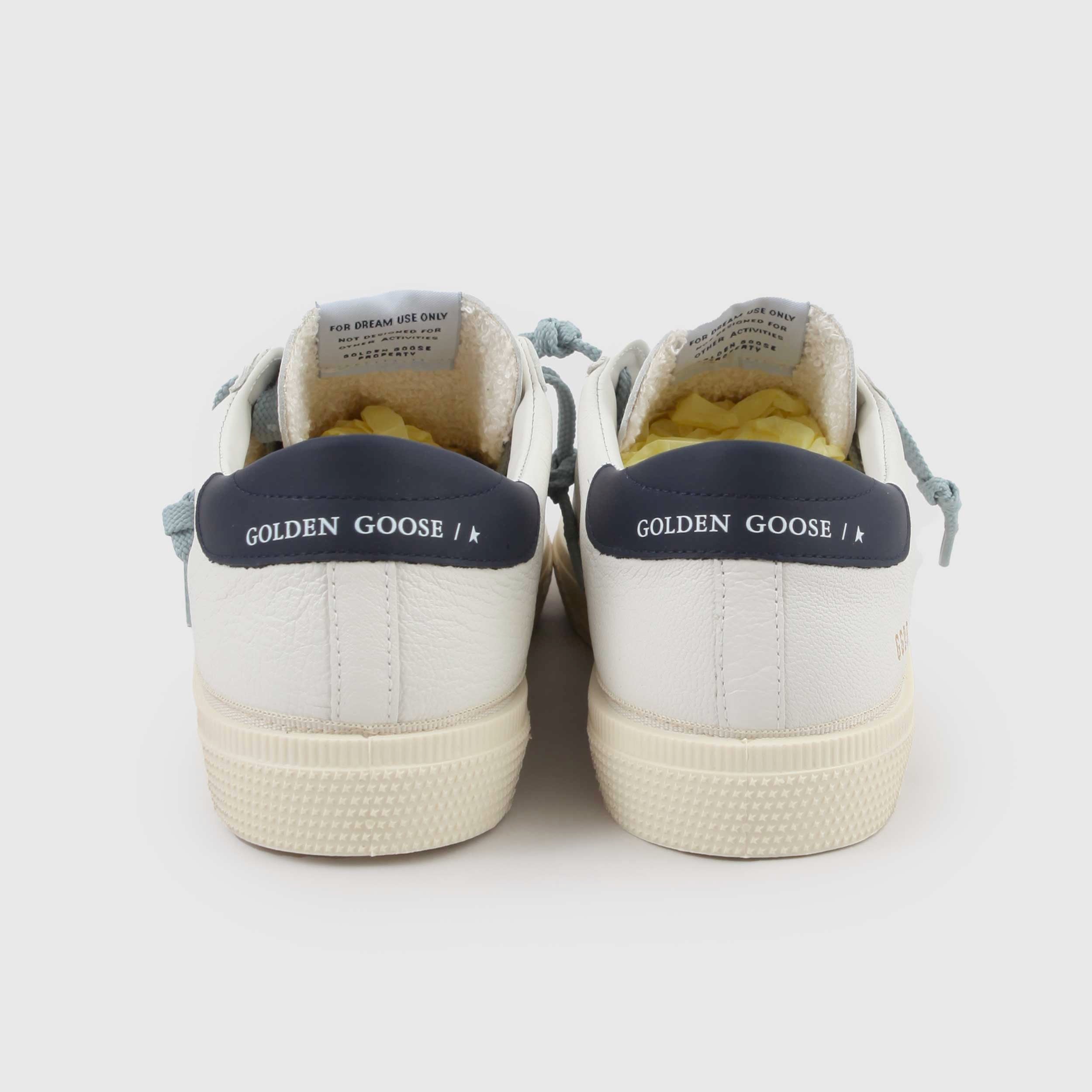 Sneakers Bianca e Blu Modello May Firmata GOLDEN GOOSE