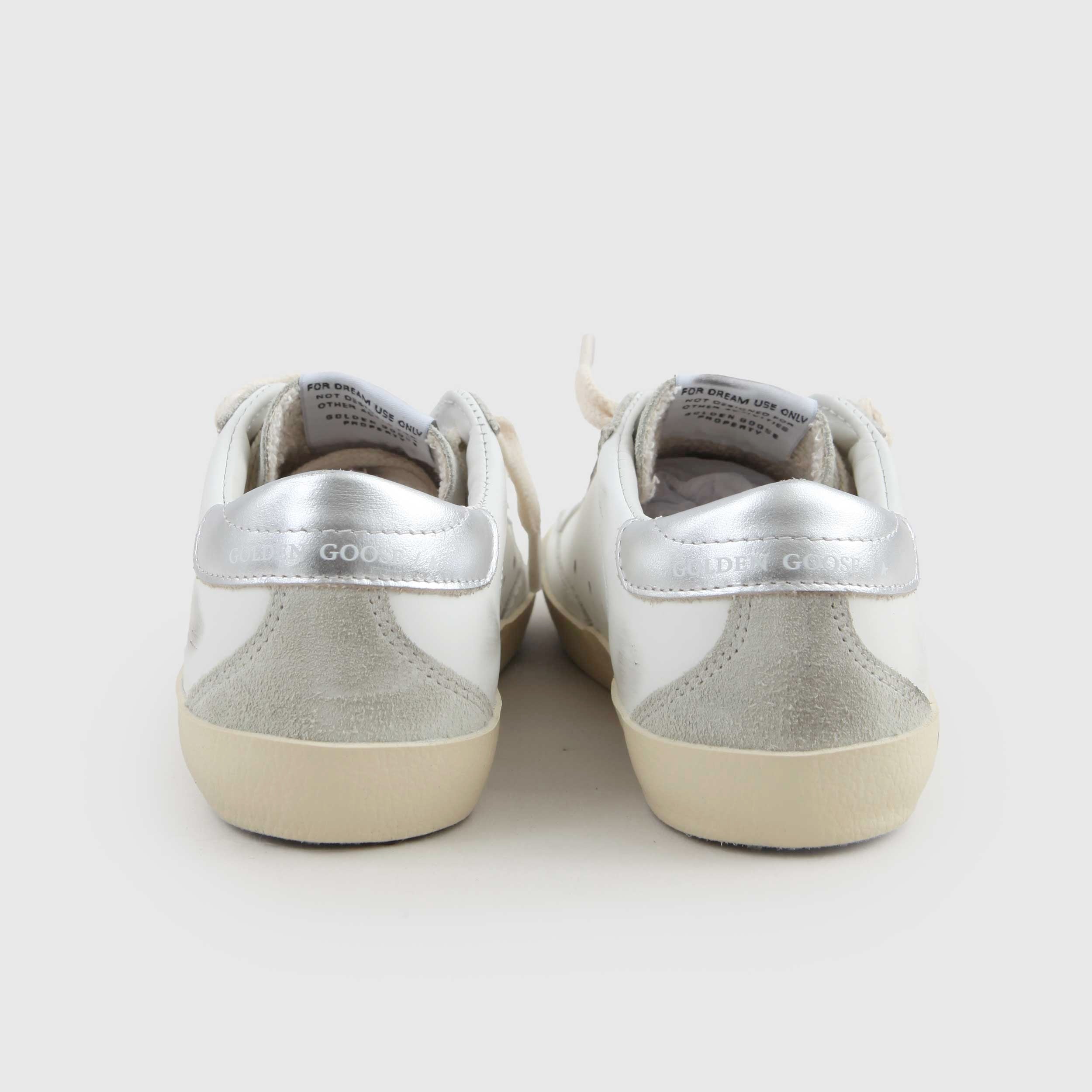 Sneakers Ball Sstar Bianca E Grigia Firmata GOLDEN GOOSE