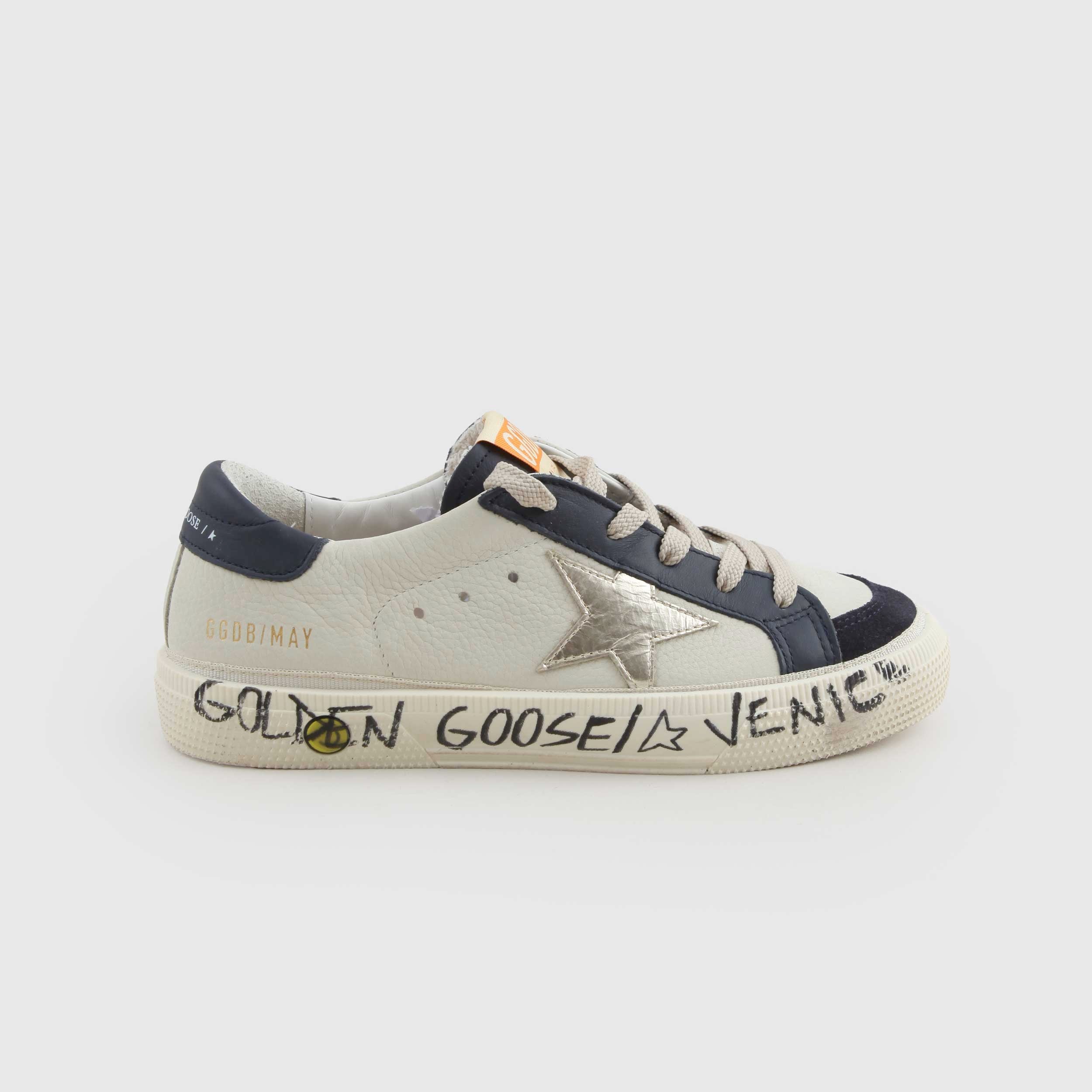Sneakers May In Nabuk Firmate GOLDEN GOOSE