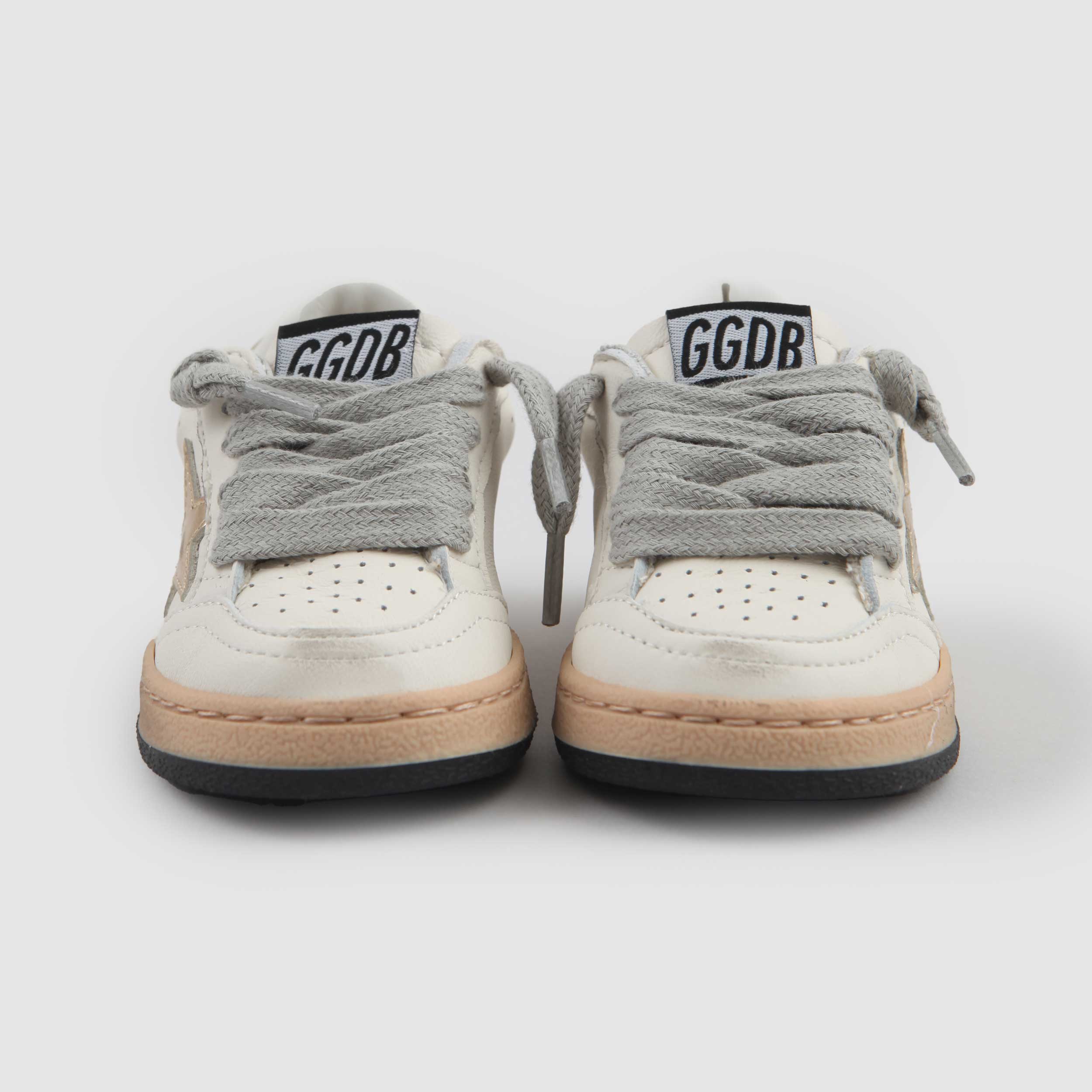 SNEAKER BALL STAR UNISEX BIANCA E ORO BAMBINO