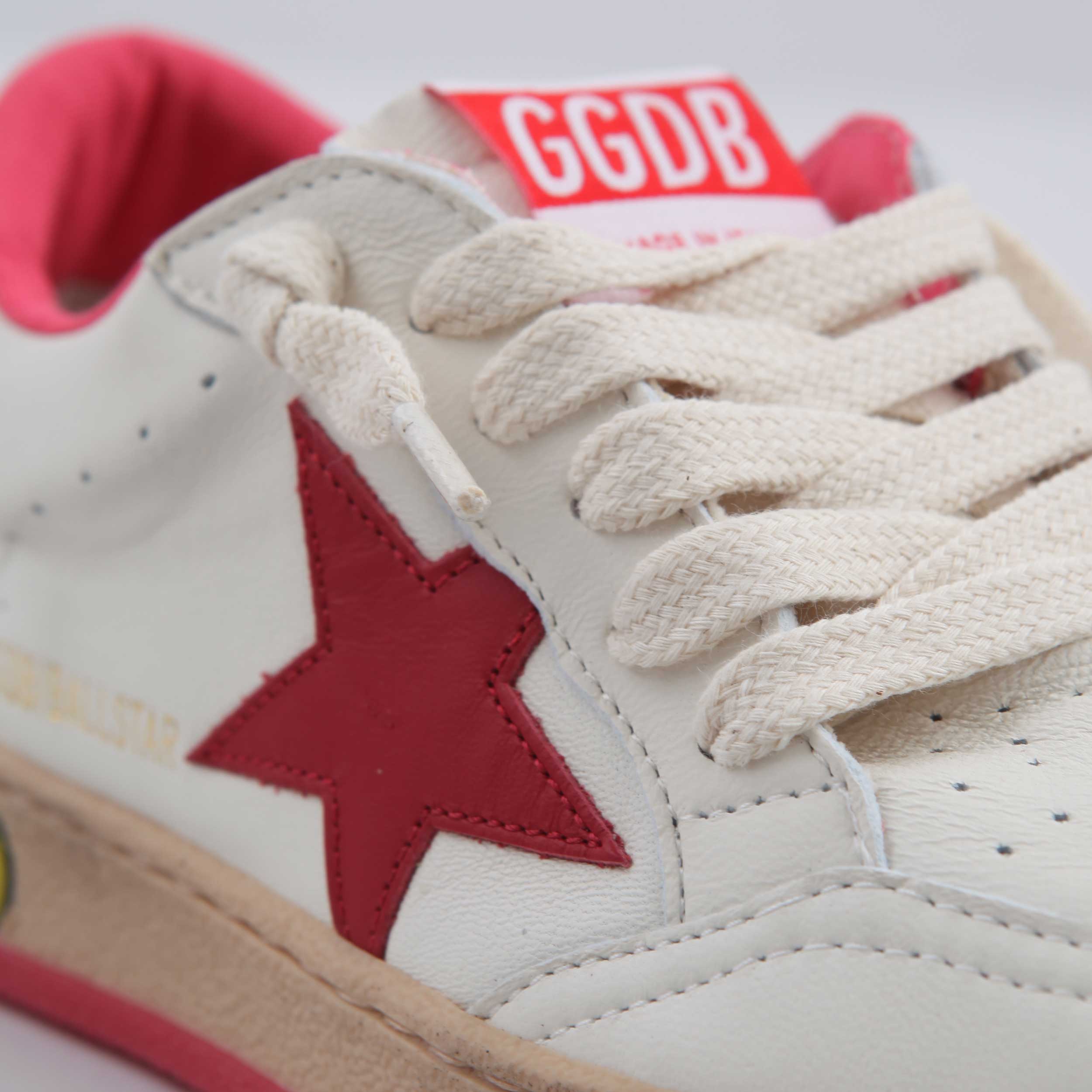 SNEAKER BALL STAR UNISEX BIANCA E ROSSA JUNIOR