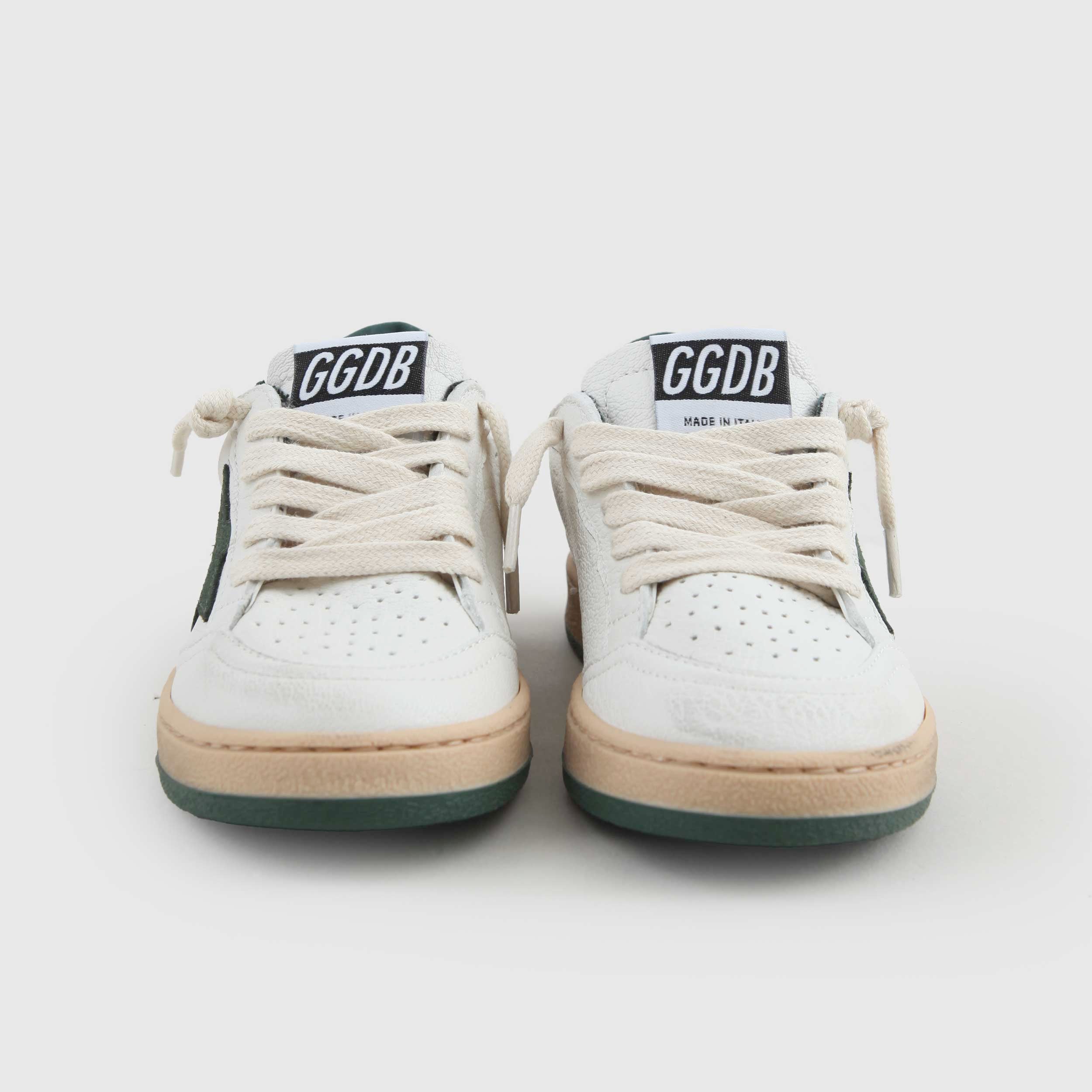 SNEAKER BALL STAR UNISEX BIANCA E VERDE JUNIOR