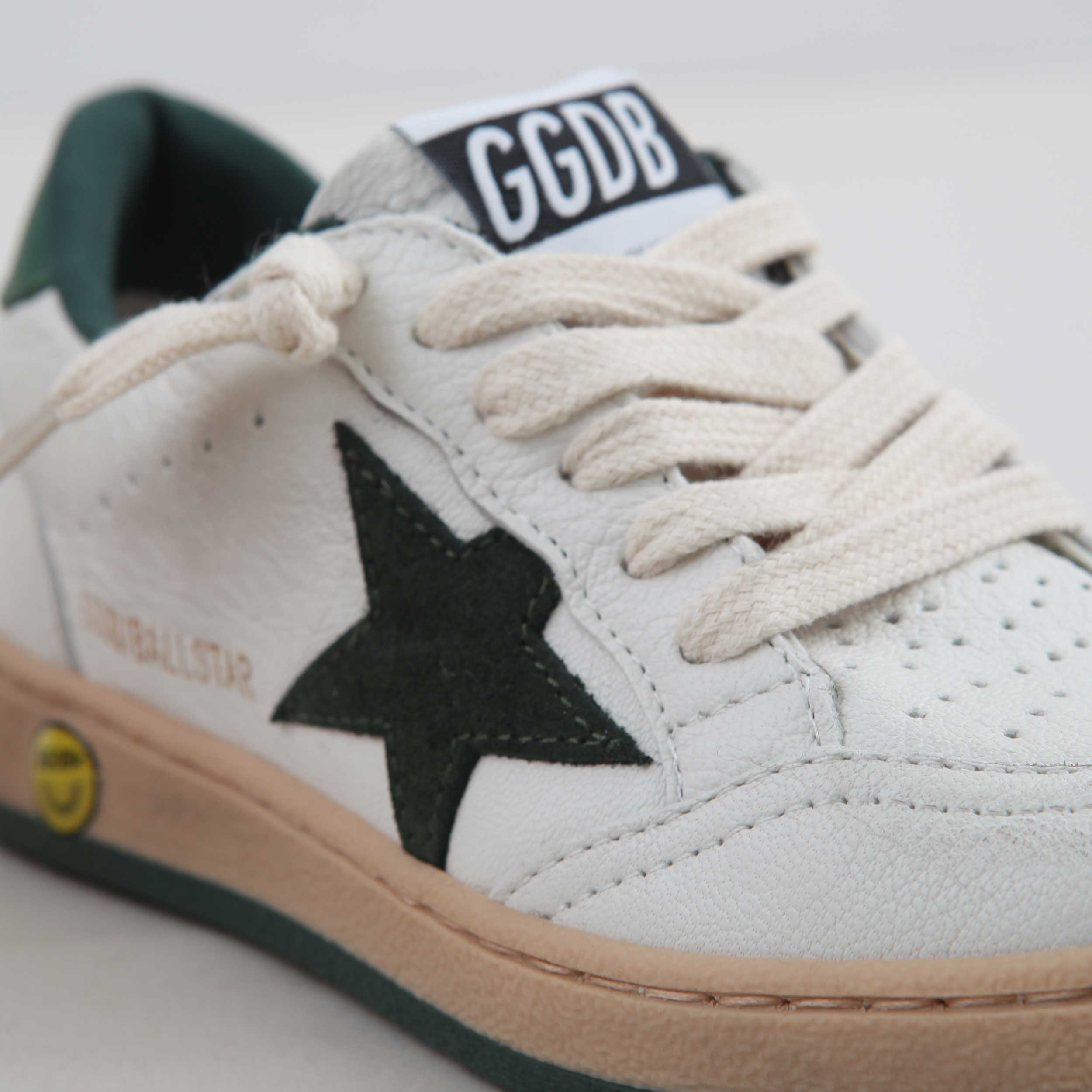 SNEAKER BALL STAR UNISEX BIANCA E VERDE JUNIOR
