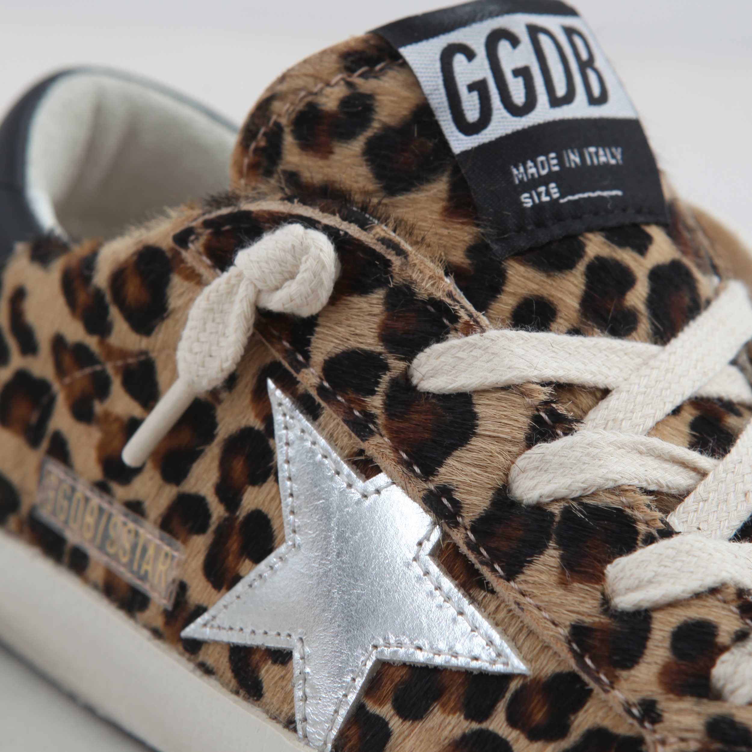 Sneakers Super Star Leopardate Firmate Golden Goose