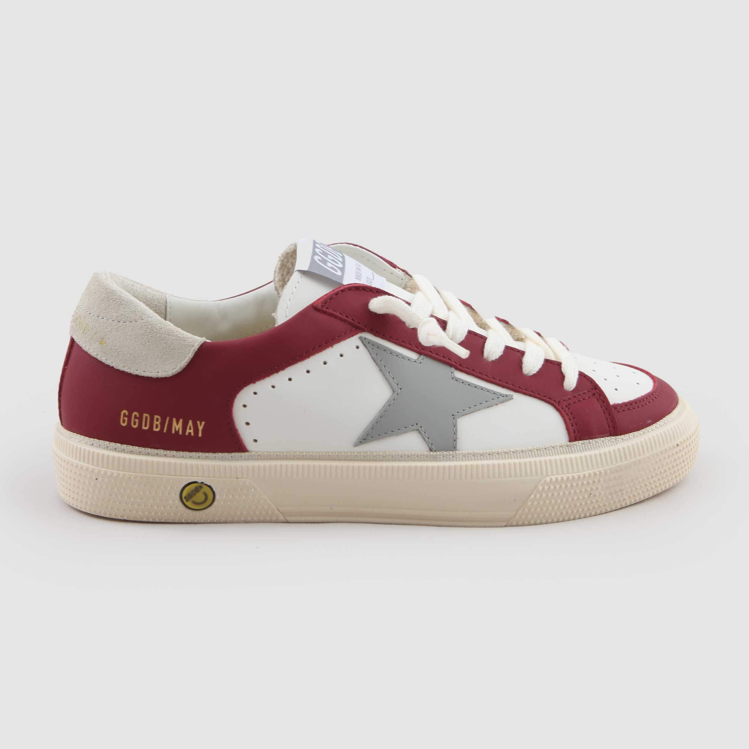 Sneakers May Unisex Bianca e Rossa By GOLDEN GOOSE