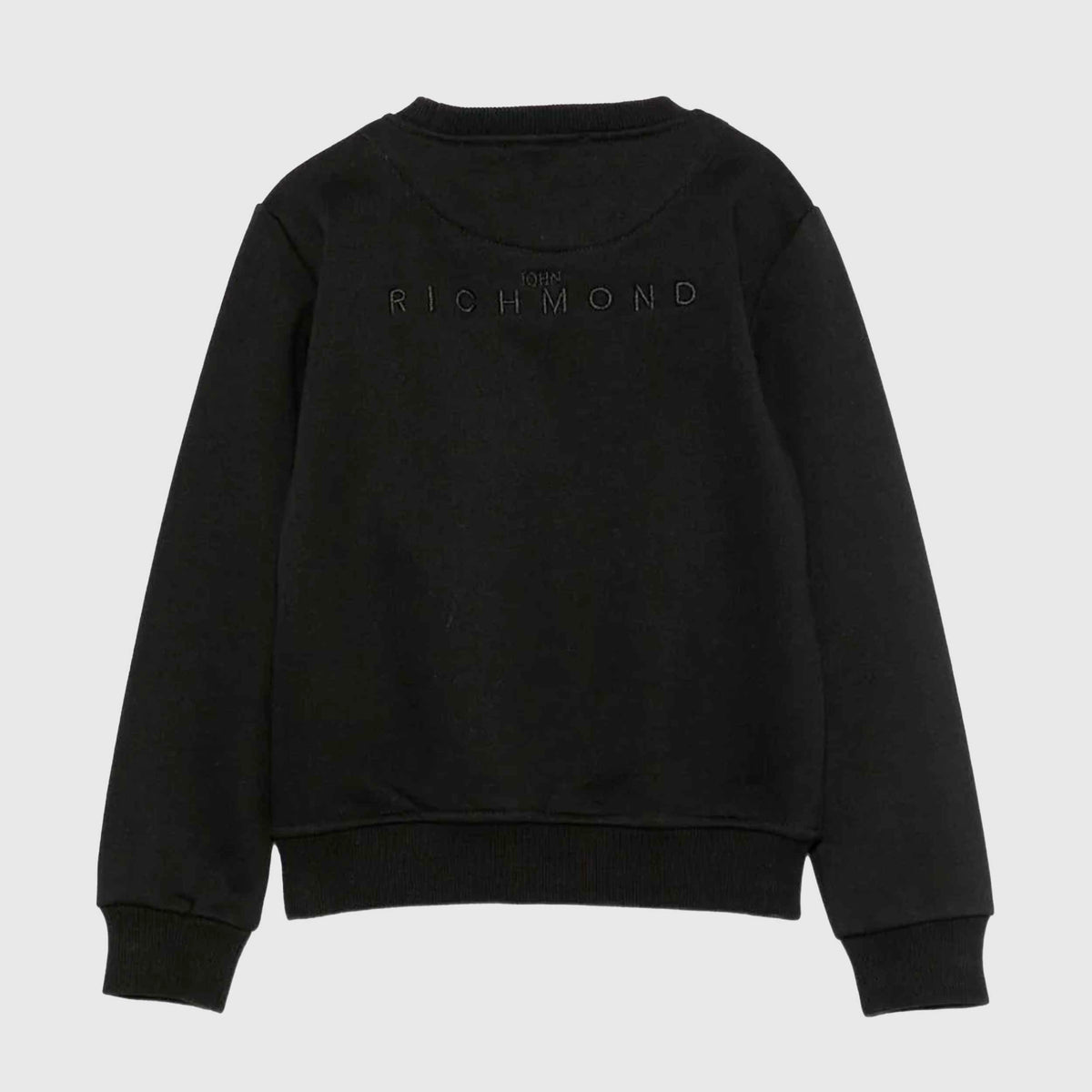 JOHN RICHMOND Boys' Black Chest Pocket Sweatshirt
