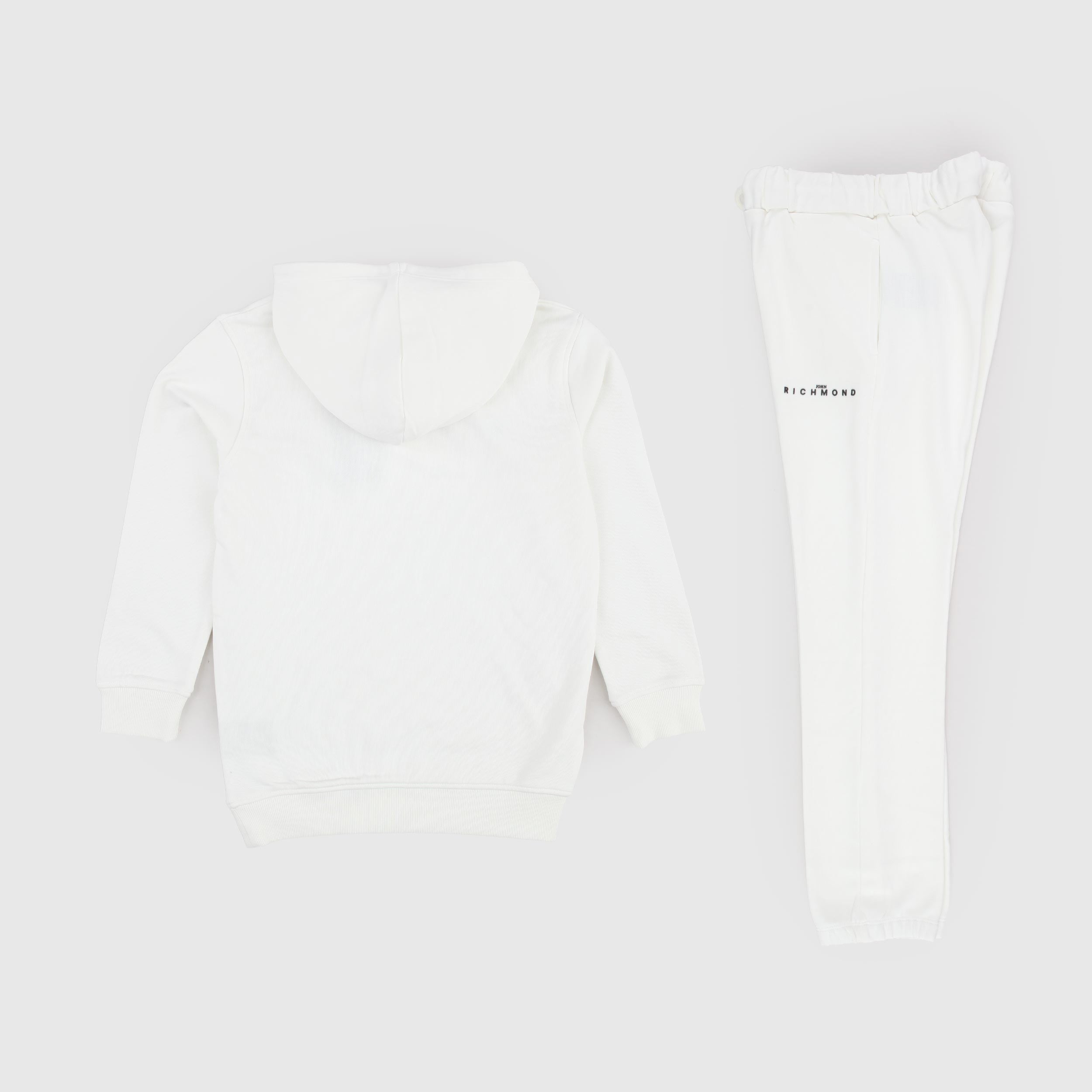 Completo Tuta Bianco con Felpa e Pantalone Firmato JOHN RICHMOND