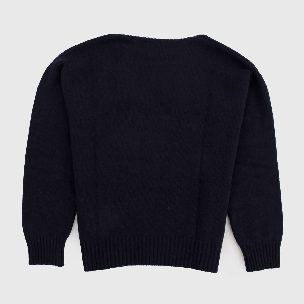 Dolcevita Blu Navy con Lavorazione a Coste per Ragazzi JURTA