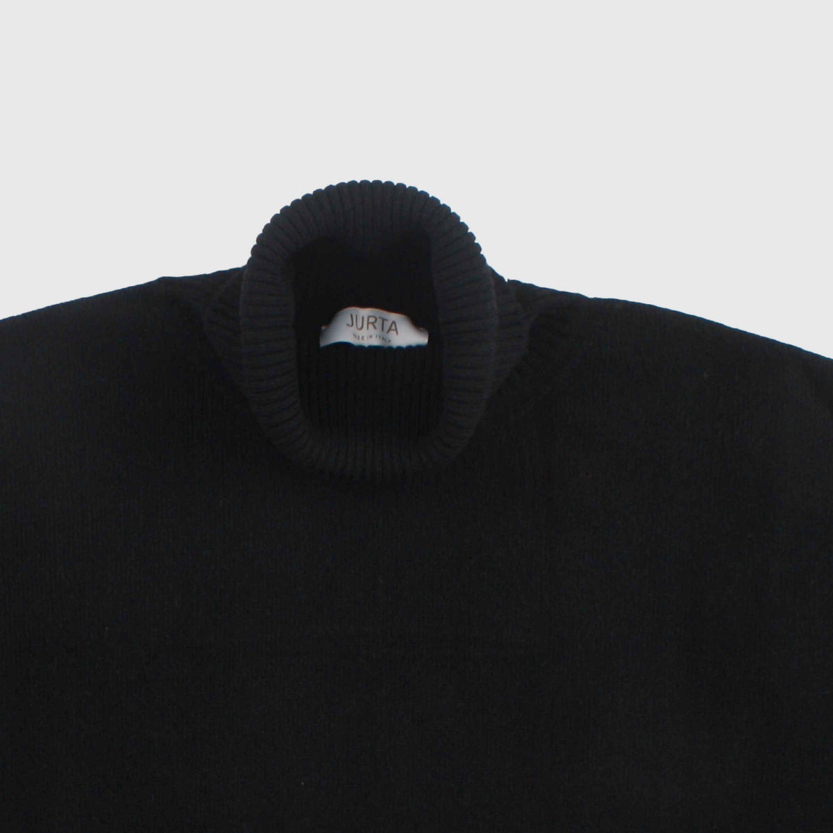 Black Turtleneck in Pure Cashmere for Girl by JURTA