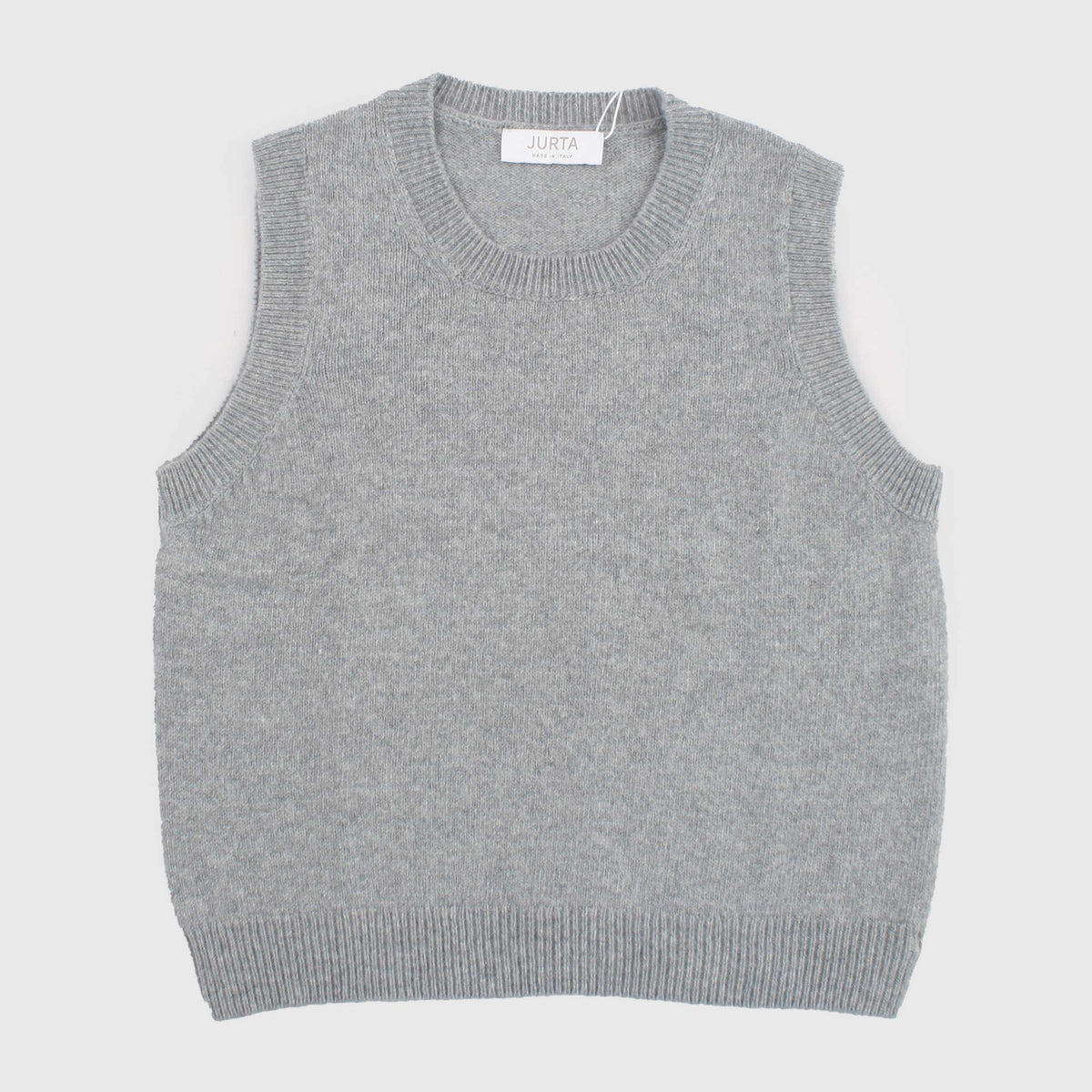 Grey Wool and Cashmere Vest for Girl by JURTA