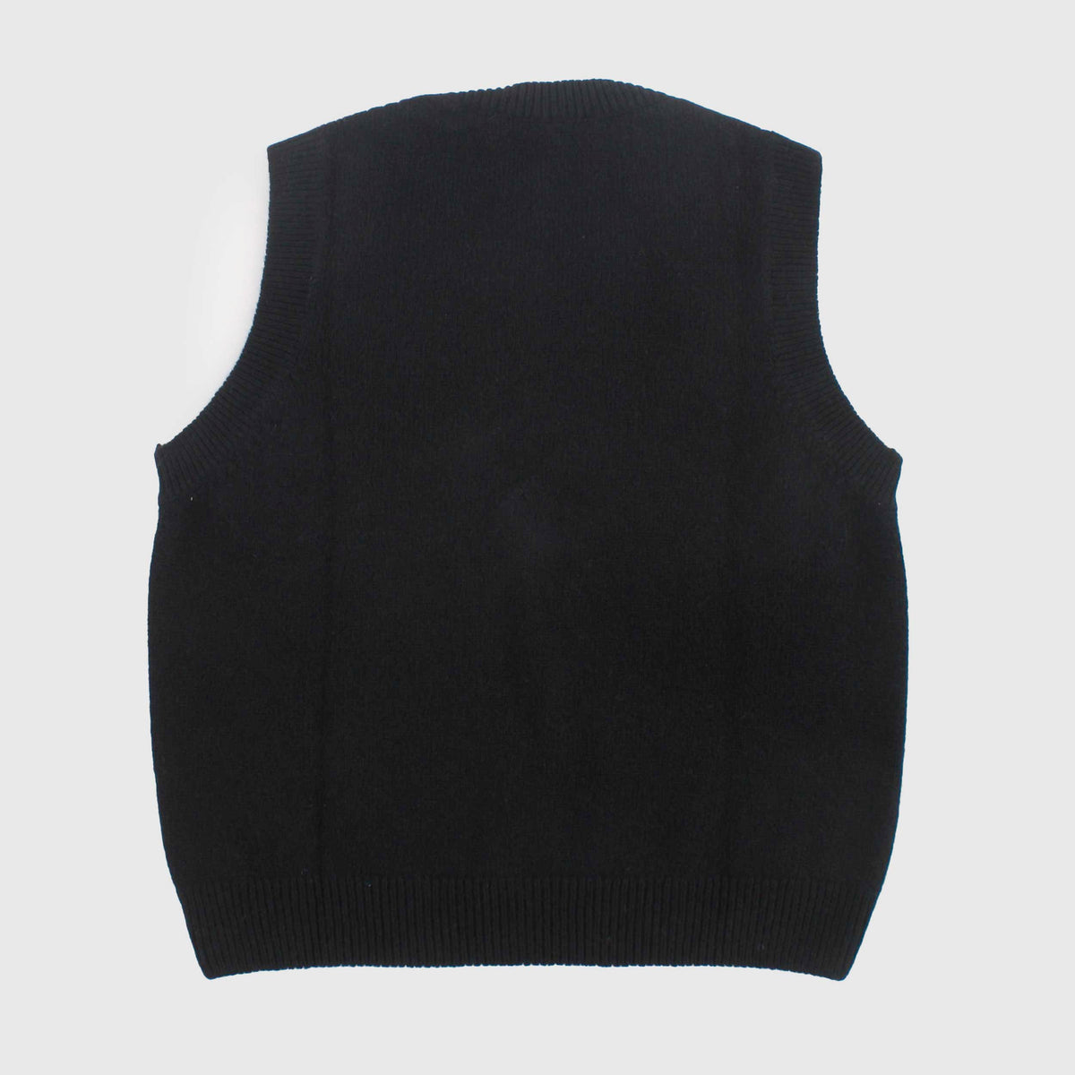Black Wool and Cashmere Vest for Girl by JURTA