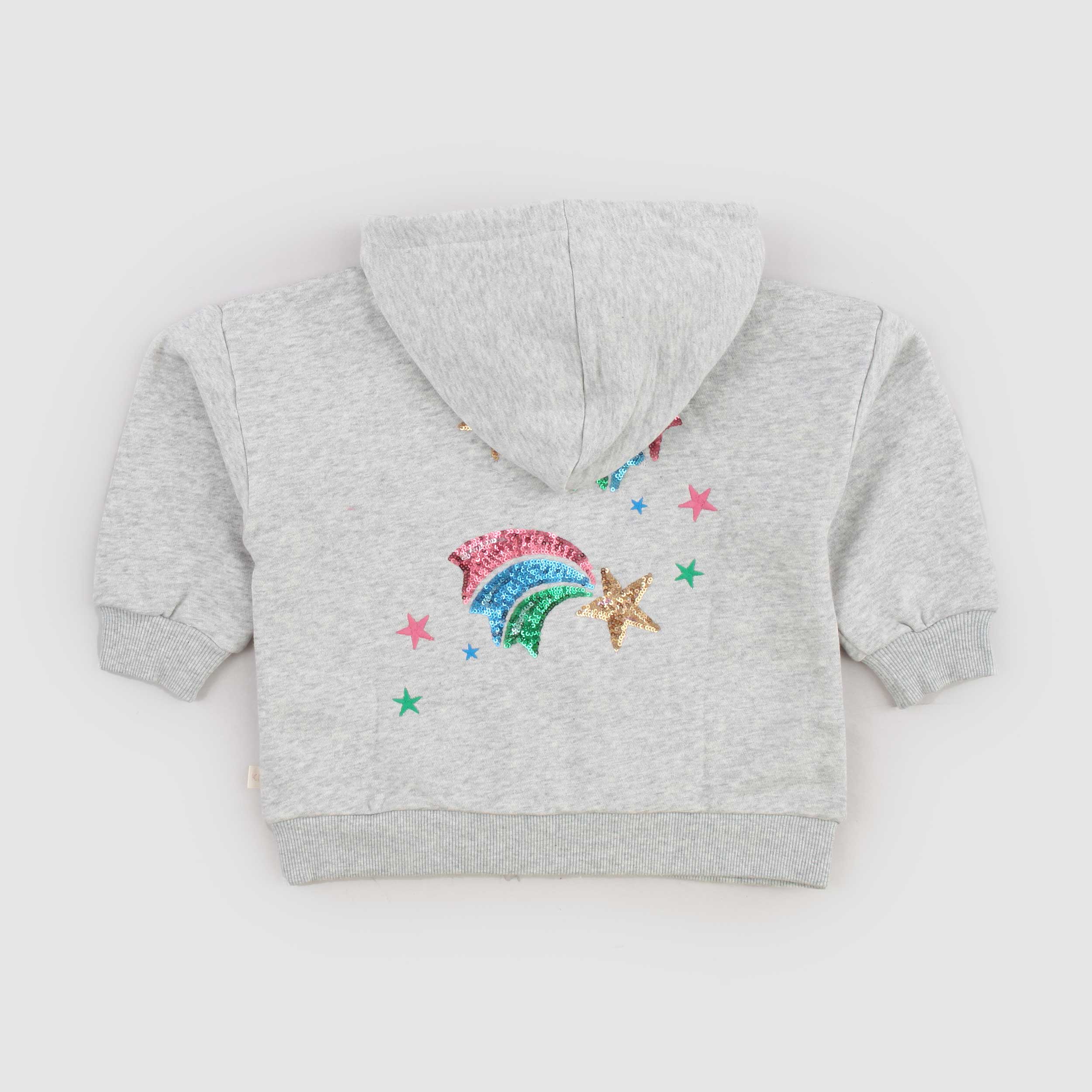 Grey Mélange Sweatshirt for Girls by KONGES SLOJD