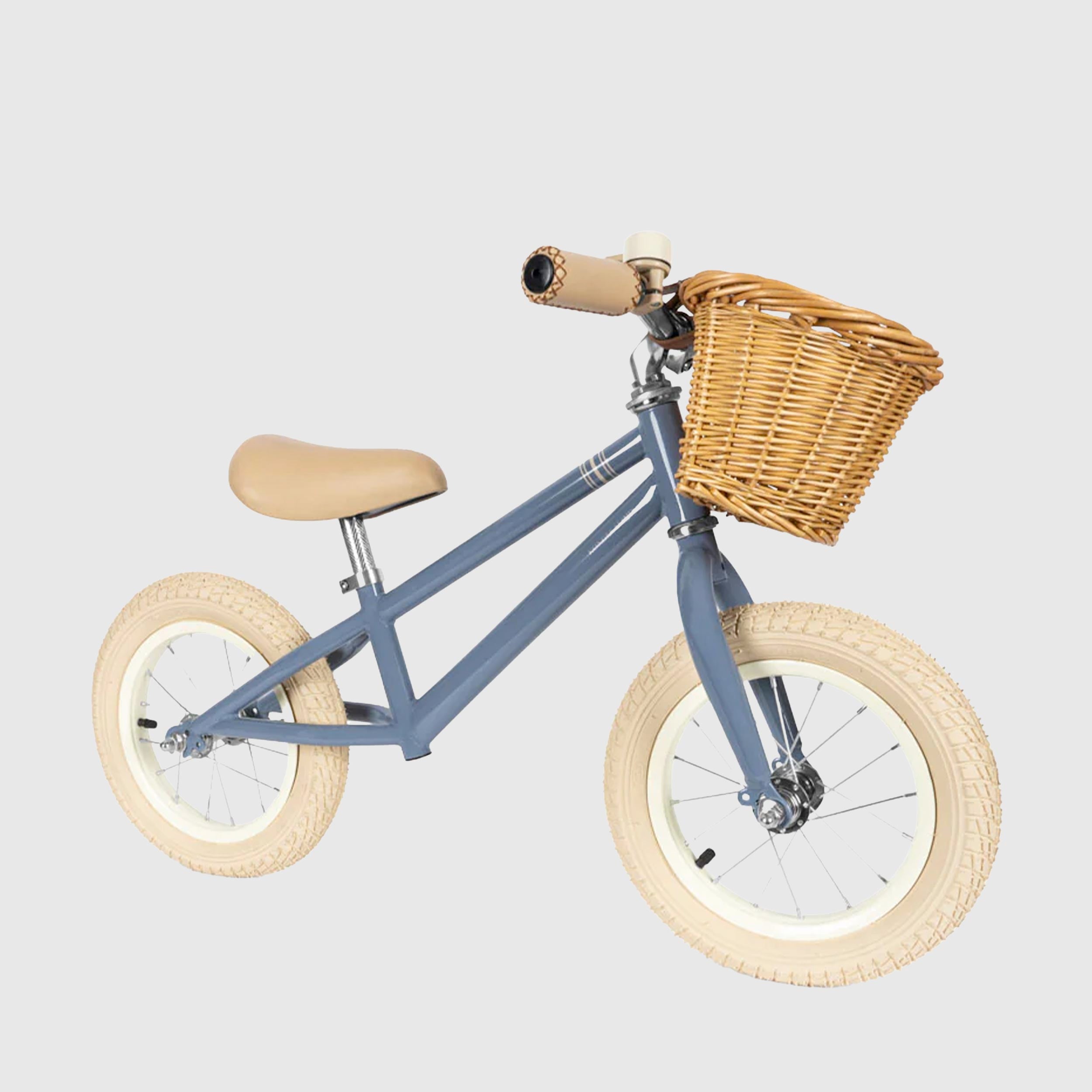 Bicicletta Blu e Beige Con Cestino Firmata KONGES SLOJD