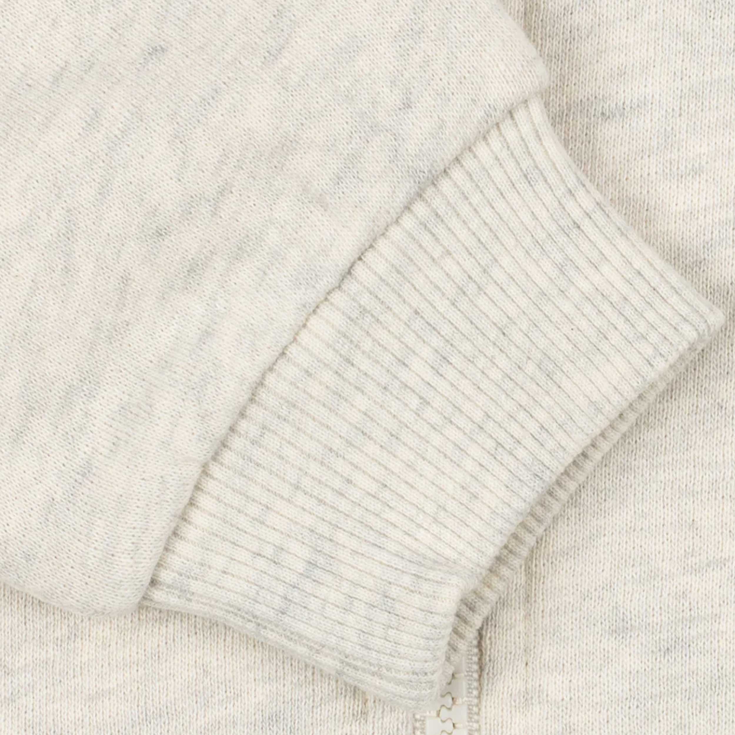 Felpa Bianco Menta con Cappuccio Firmata KONGES SLOJD