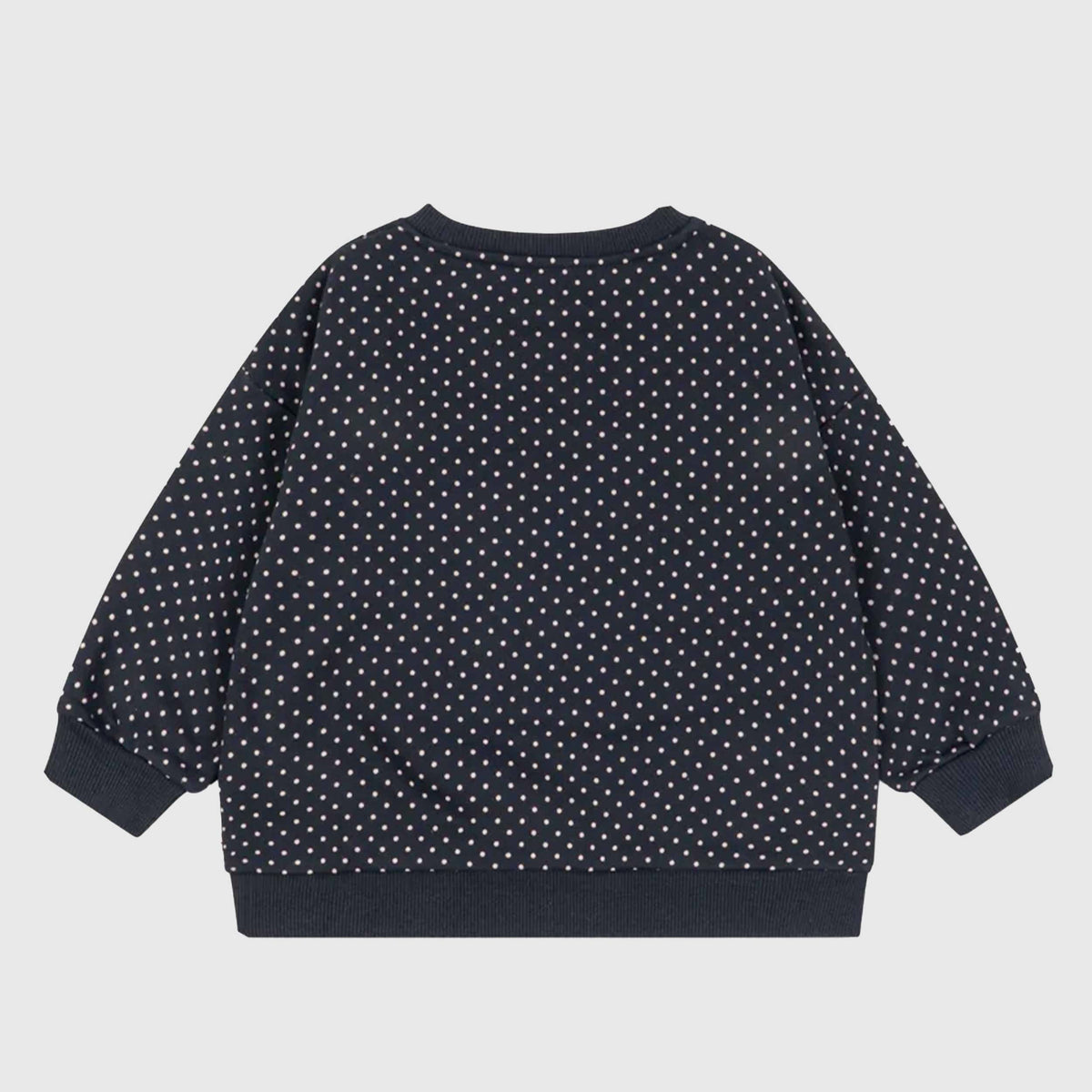 Felpa Blu Loupy Lou a Pois con Strass per Bambina KONGES SLOJD
