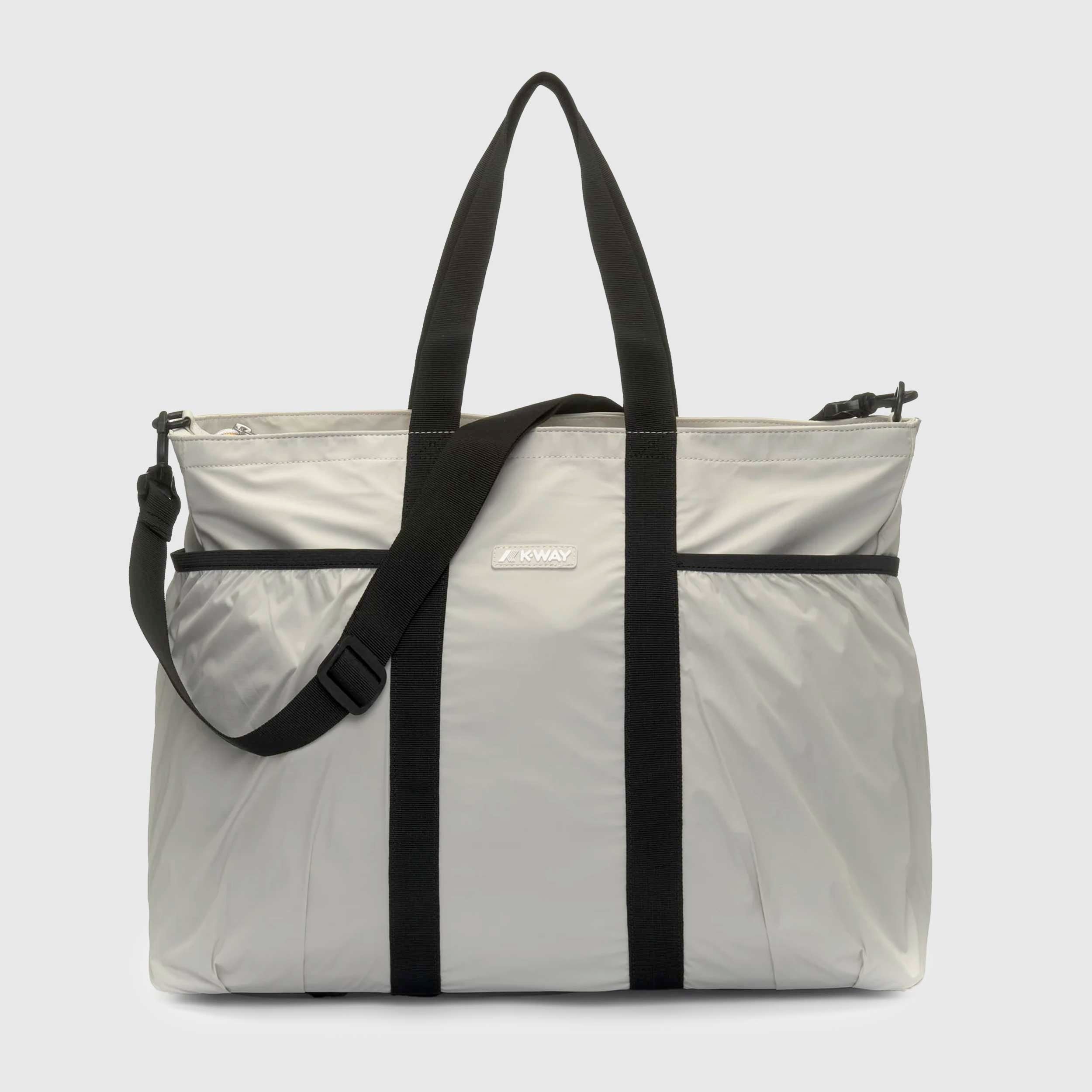 Borsa Grigia da Spiaggia Impermeabile Saint Malo Firmata K-WAY