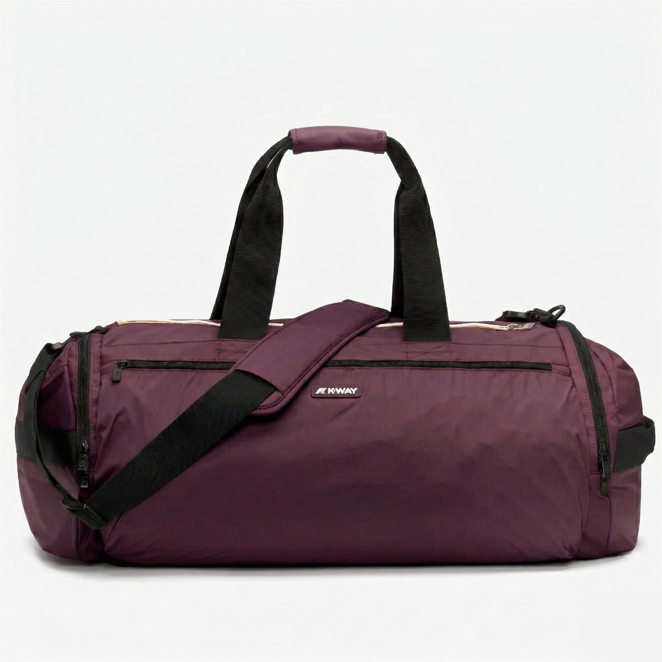 Borsa da Viaggio Viola Scuro Mereville Firmata K-WAY