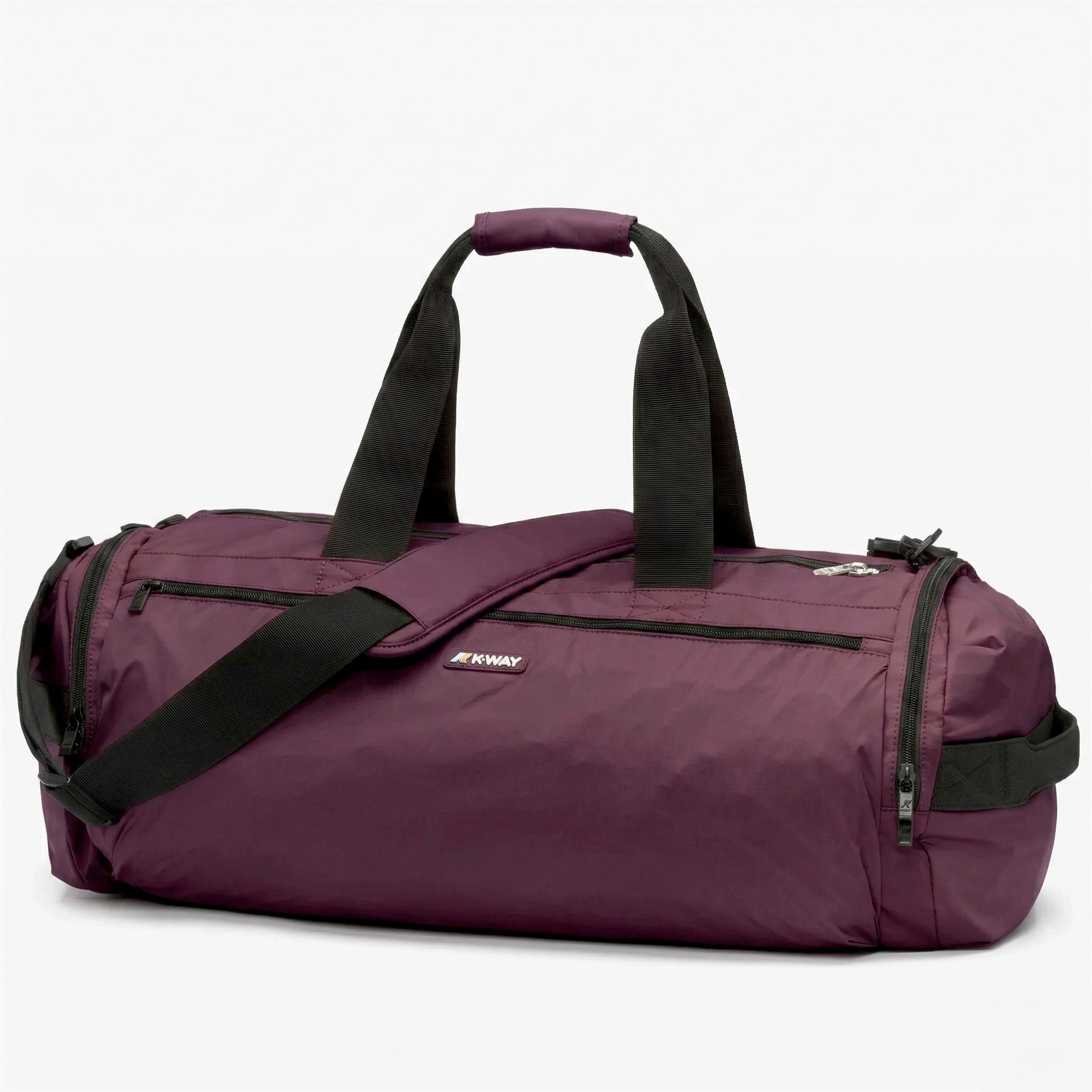 Borsa da Viaggio Viola Scuro Mereville Firmata K-WAY