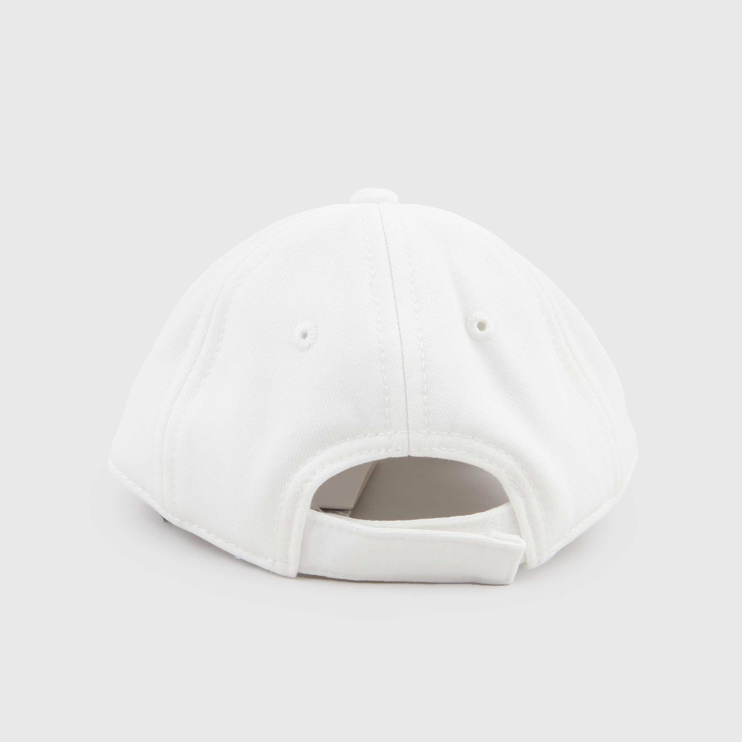 Cappello Bianco con Logo Tono su Tono Firmato K-WAY
