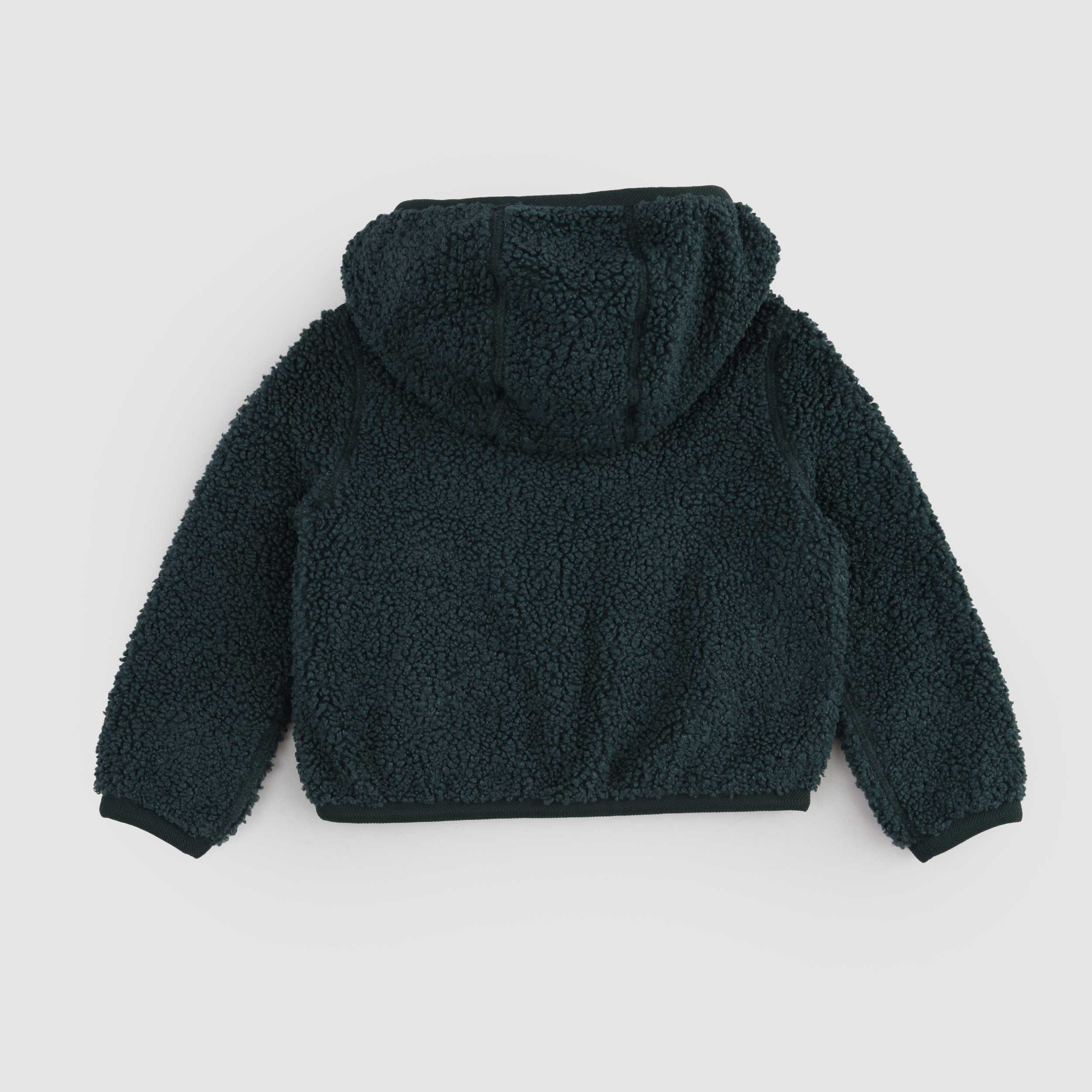 Felpa Verde e Grigia Jack Sherpa Polar Double by K-WAY