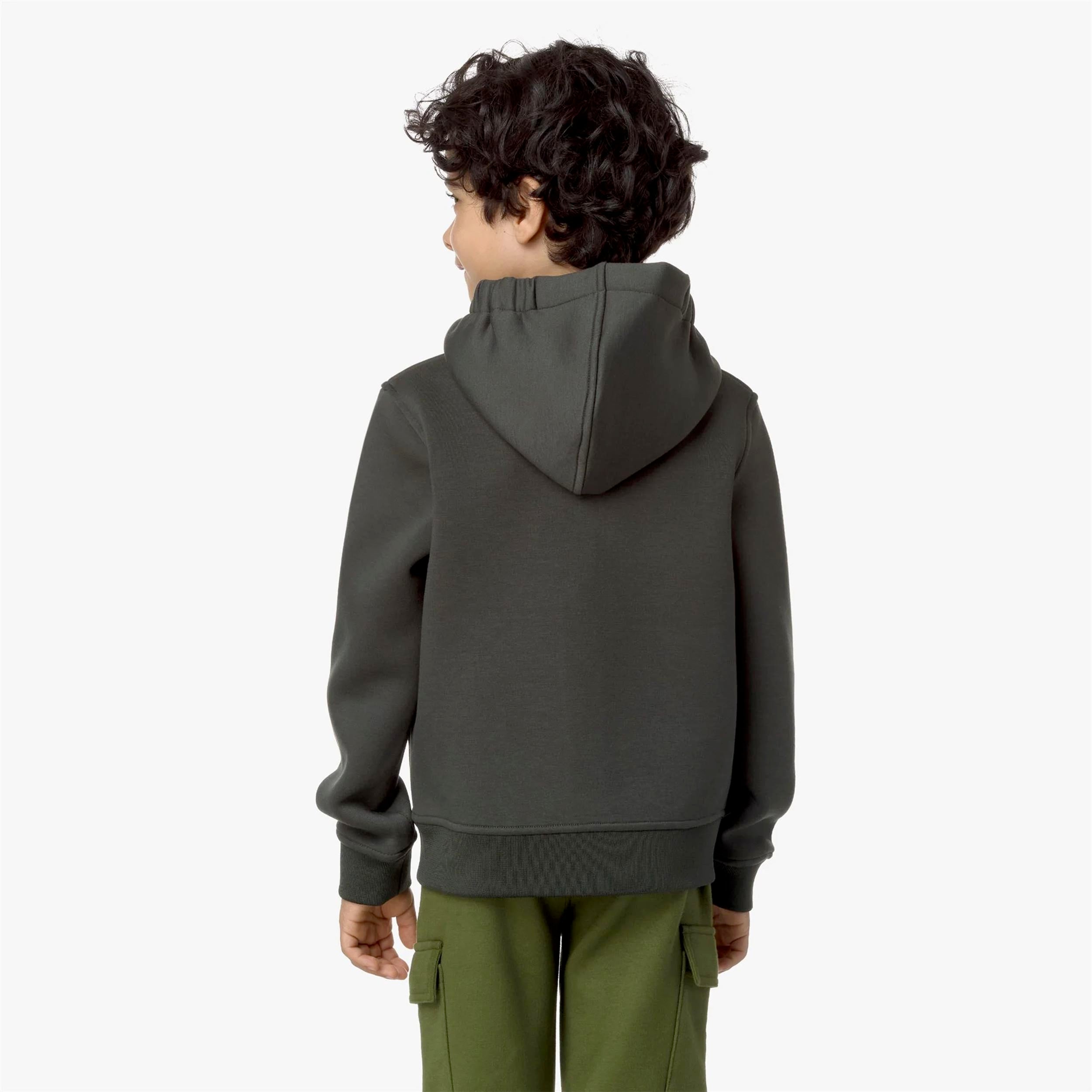 Green Berenger Spancer Sweatshirt for Boys by K-WAY