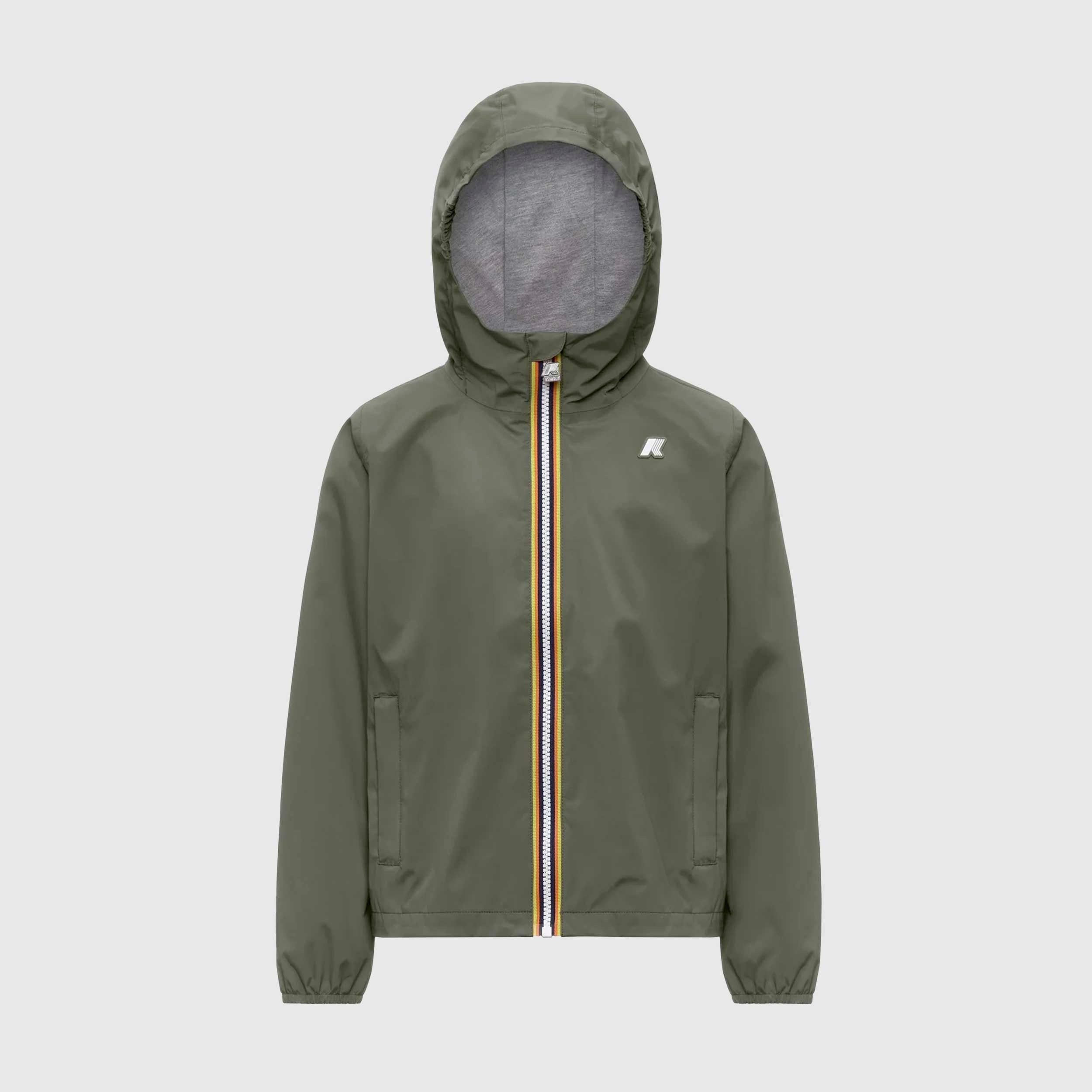 Giubbino Verde P. Jack con Dettagli Firmato K-WAY