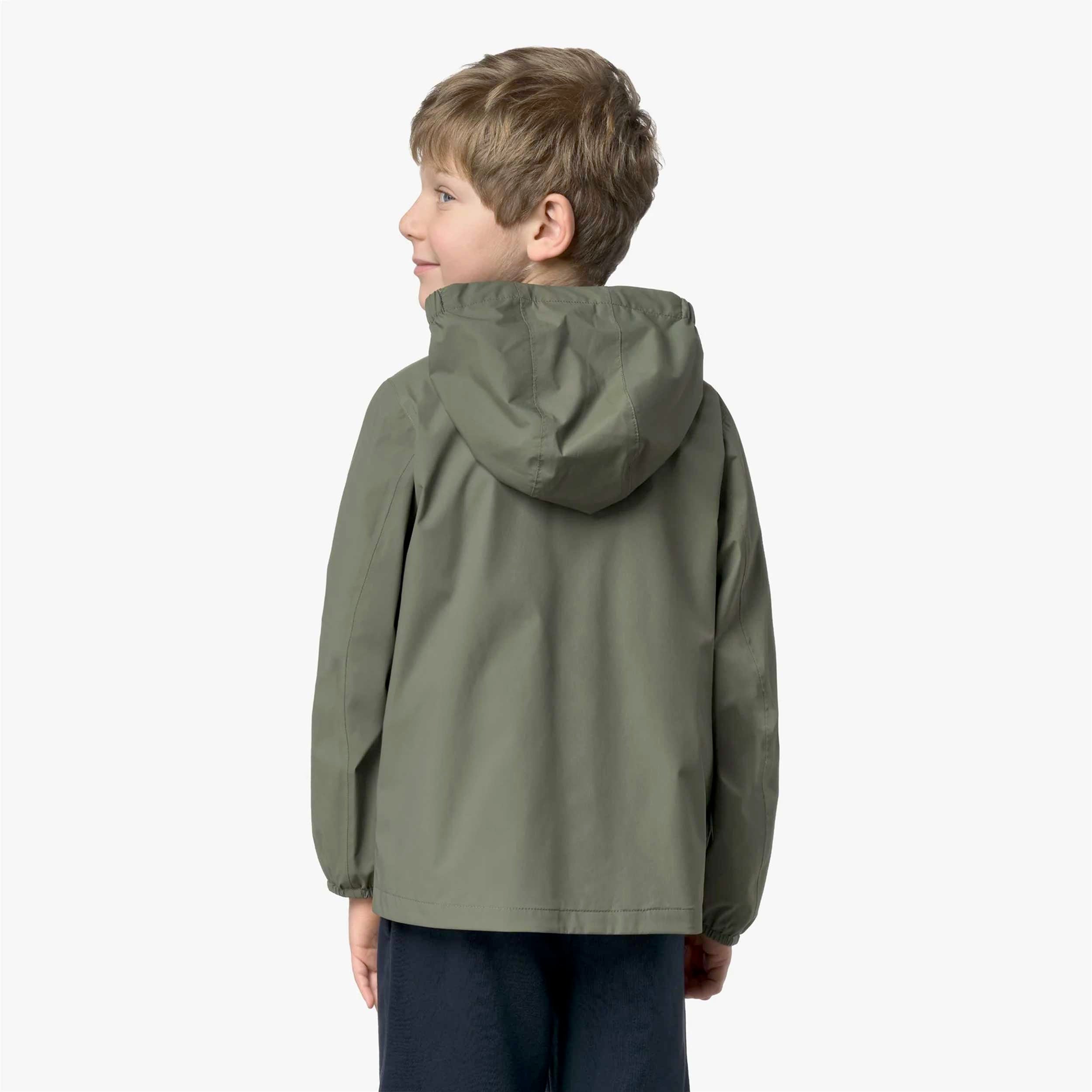 K-WAY Branded Green P. Jack Jacket with Details