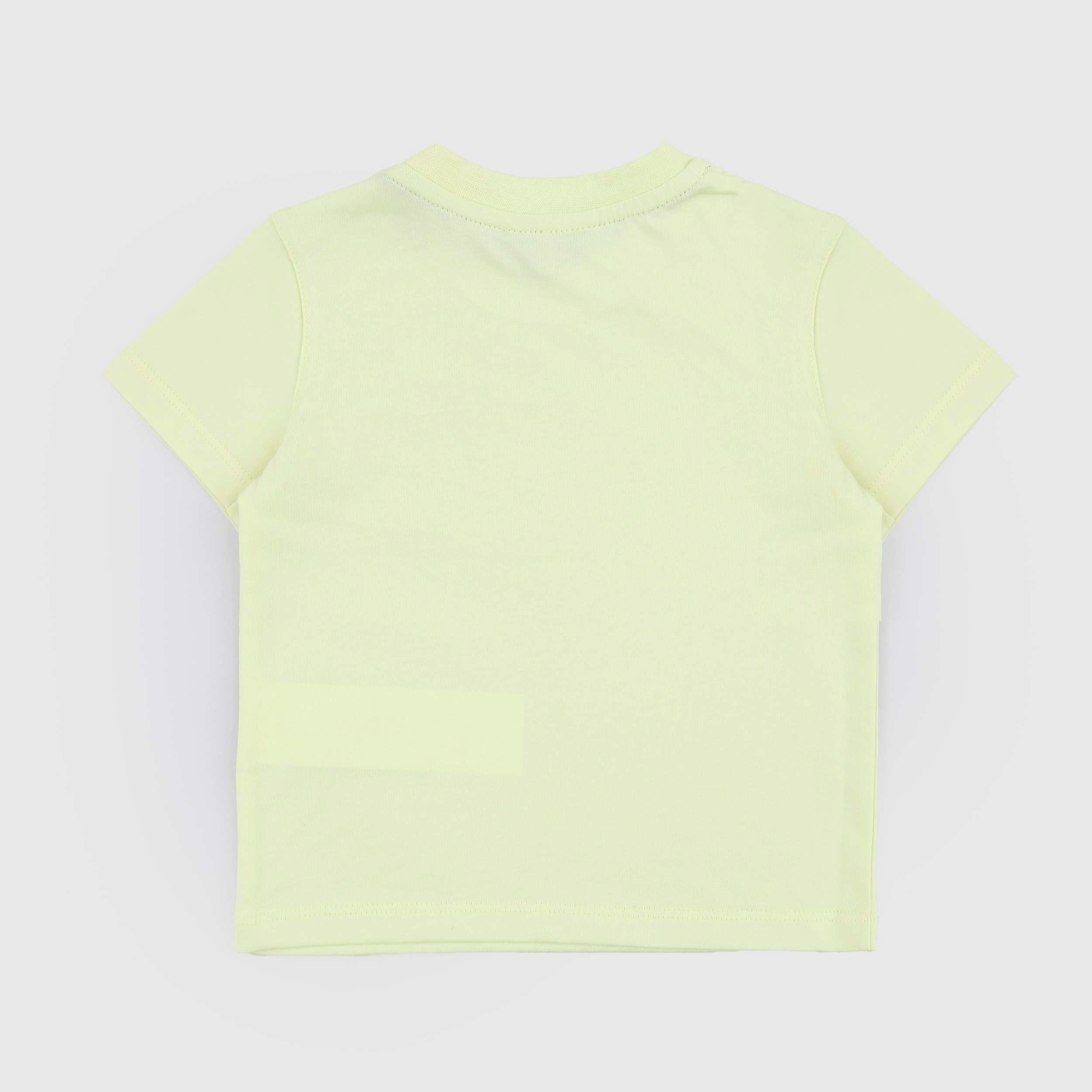 T-shirt Gialla con Apertura sulle Spalle Firmata K-WAY