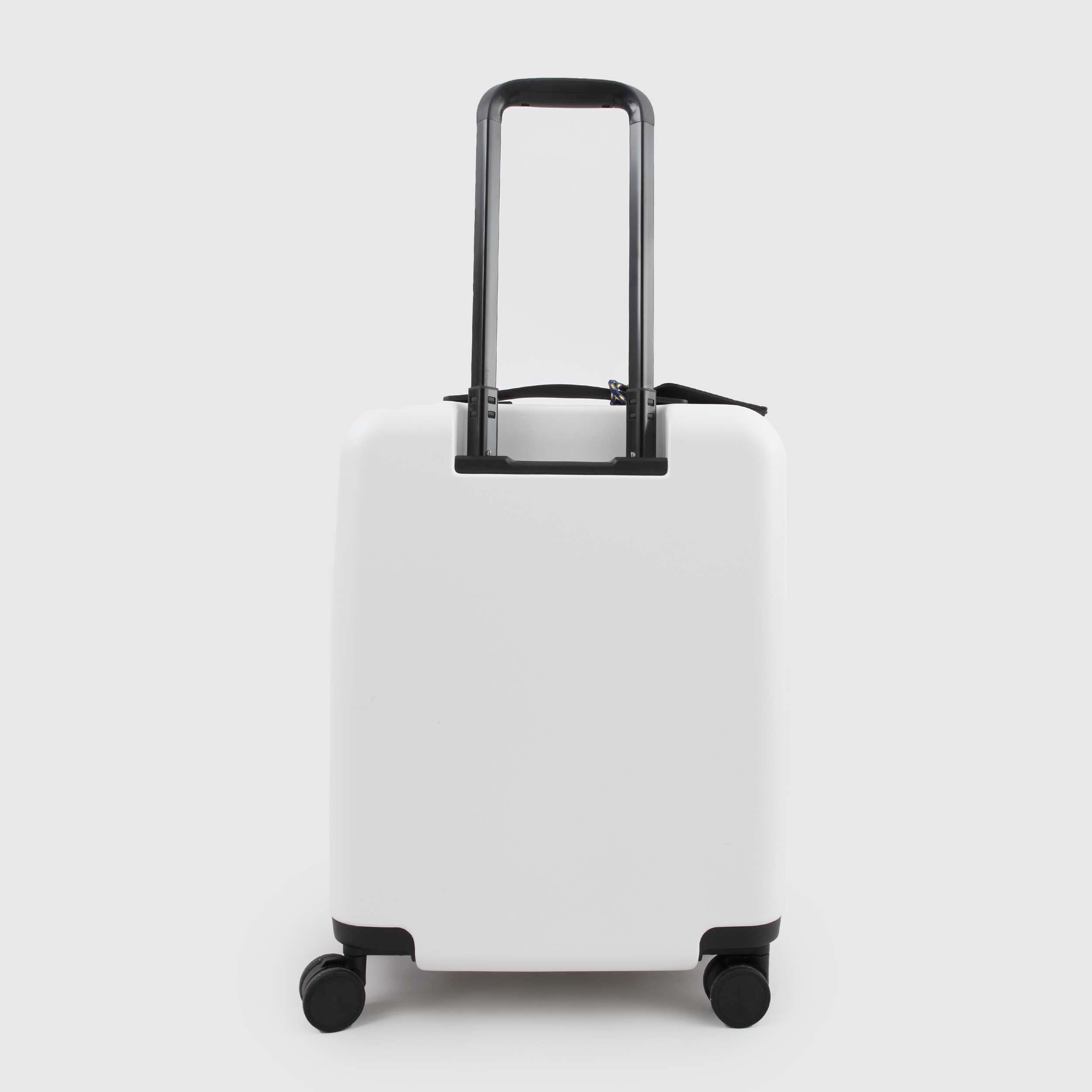 Valigia Trolley Eudoxie Logo Bianca Firmata K-WAY