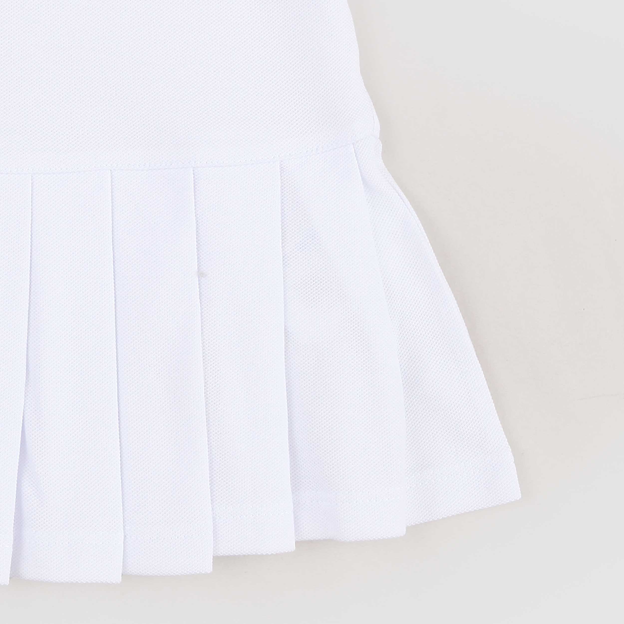 Abito Bianco E Dollie Modello a Polo Firmato K-WAY