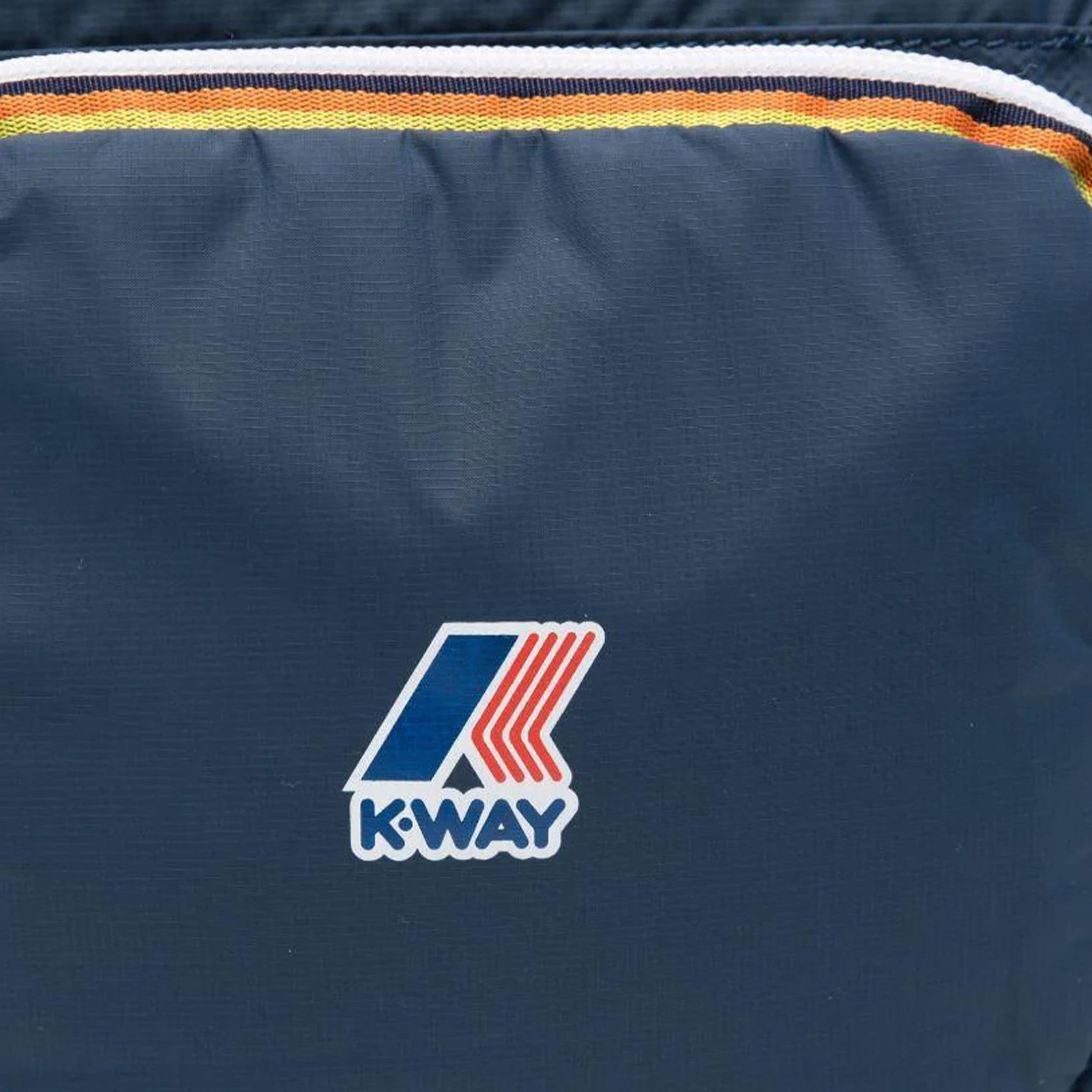 K-WAY Signed Le Vrai 4 Michelet Blue Backpack
