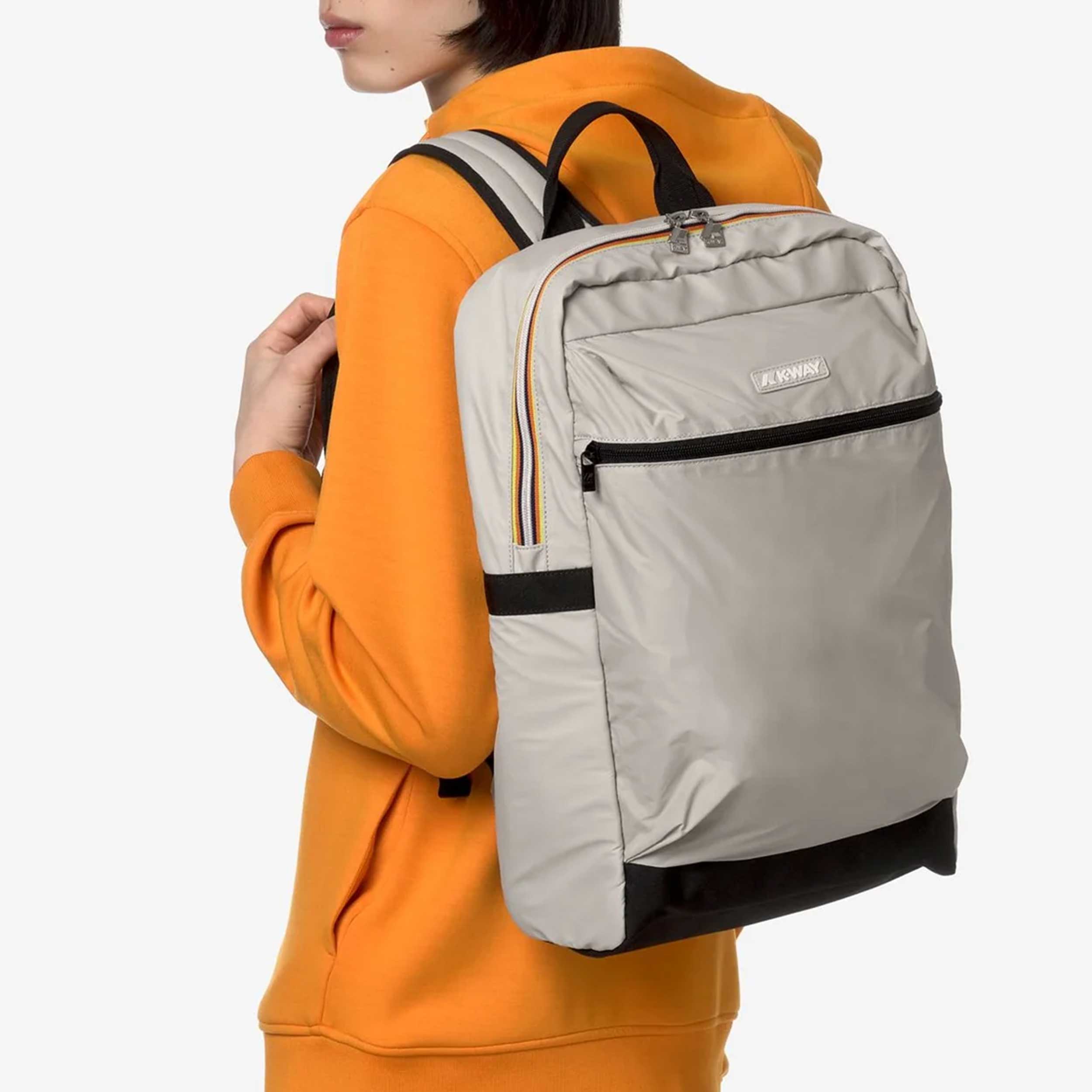Zaino Grigio Laon Firmato K-WAY