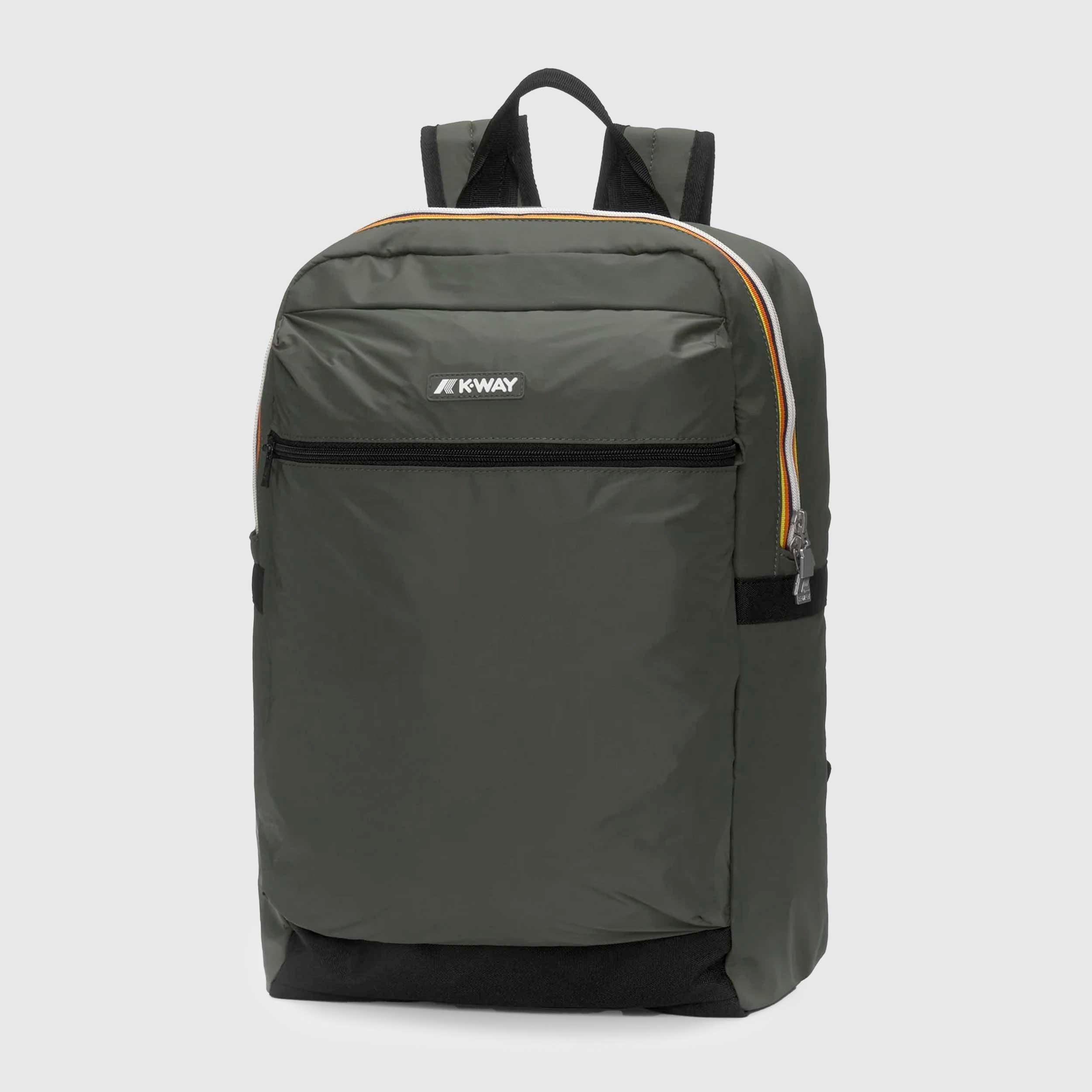 Zaino Verde Scuro Laon Firmato K-WAY