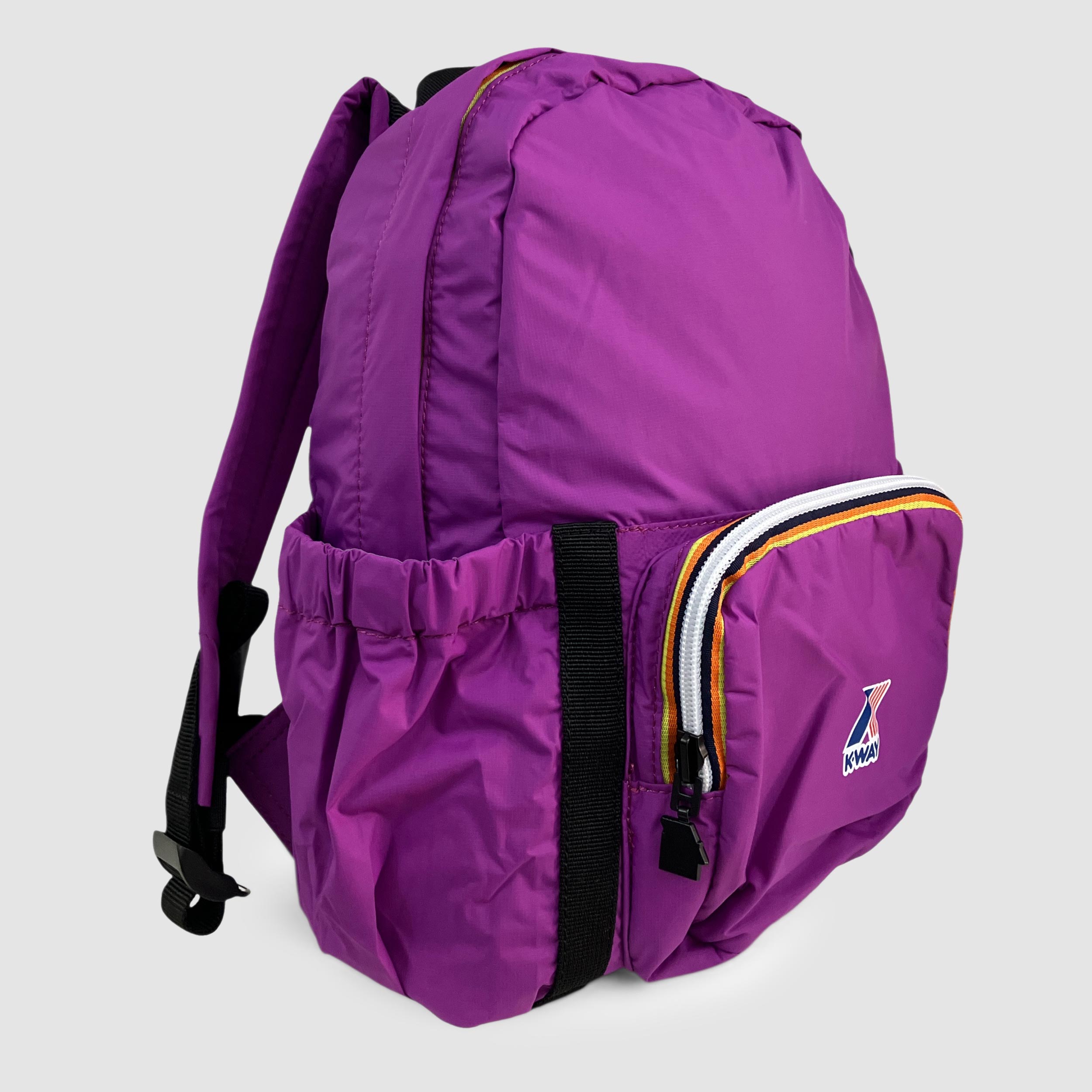K-WAY Branded Le Vrai 4 Michelet Purple Backpack
