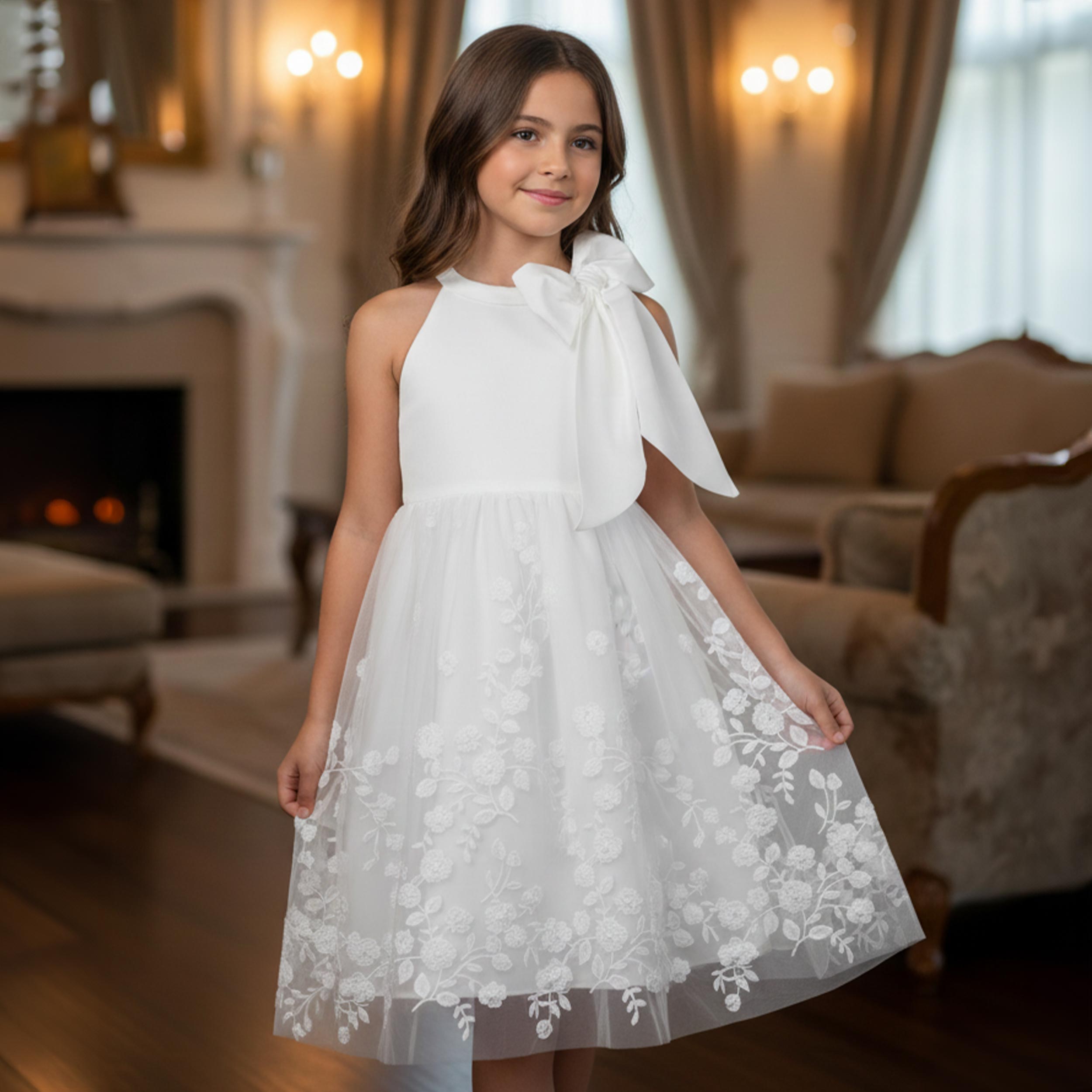 Abito Bianco con Spalle Scoperte Firmato LA STUPENDERIA