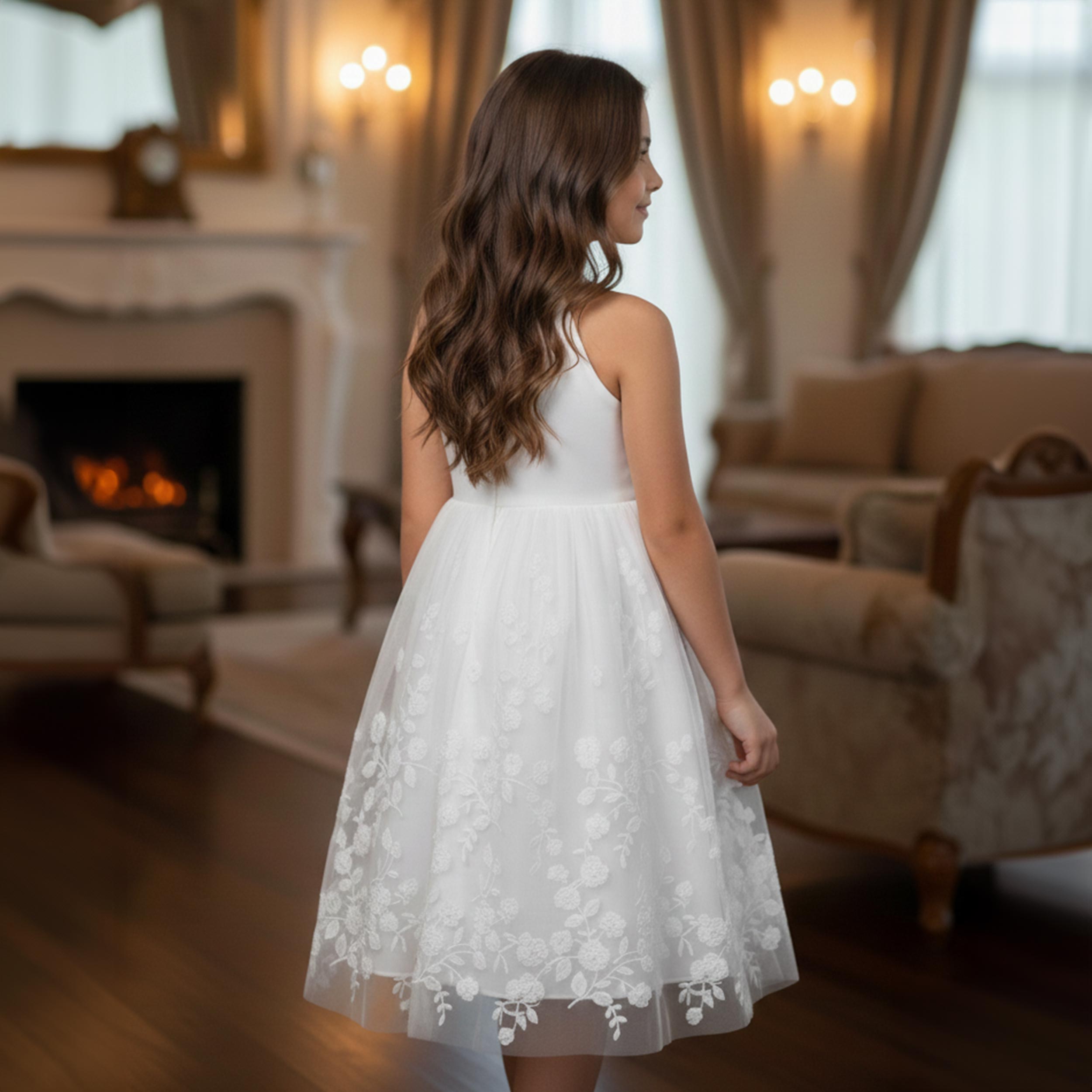 Abito Bianco con Spalle Scoperte Firmato LA STUPENDERIA