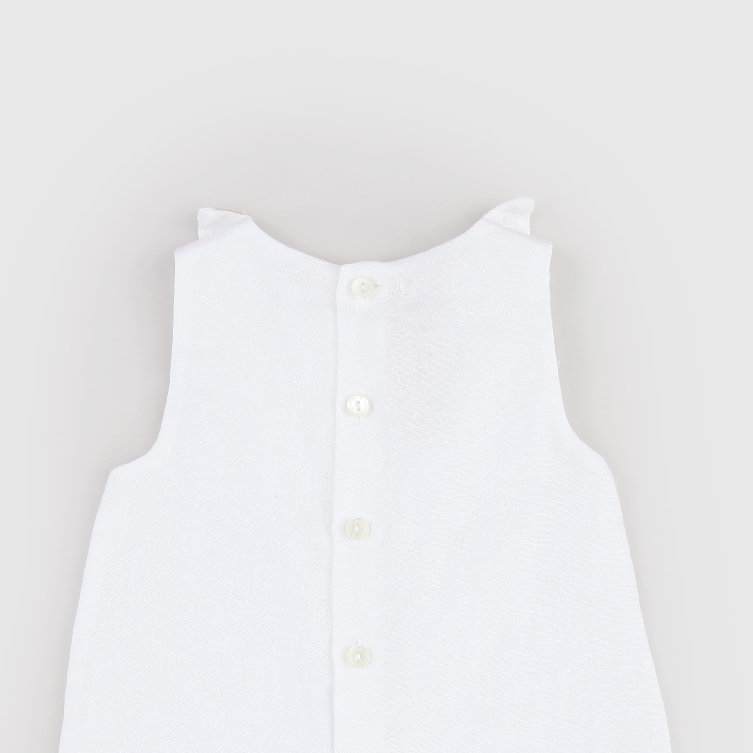 Tutina Bianca con Balza Firmata LA STUPENDERIA