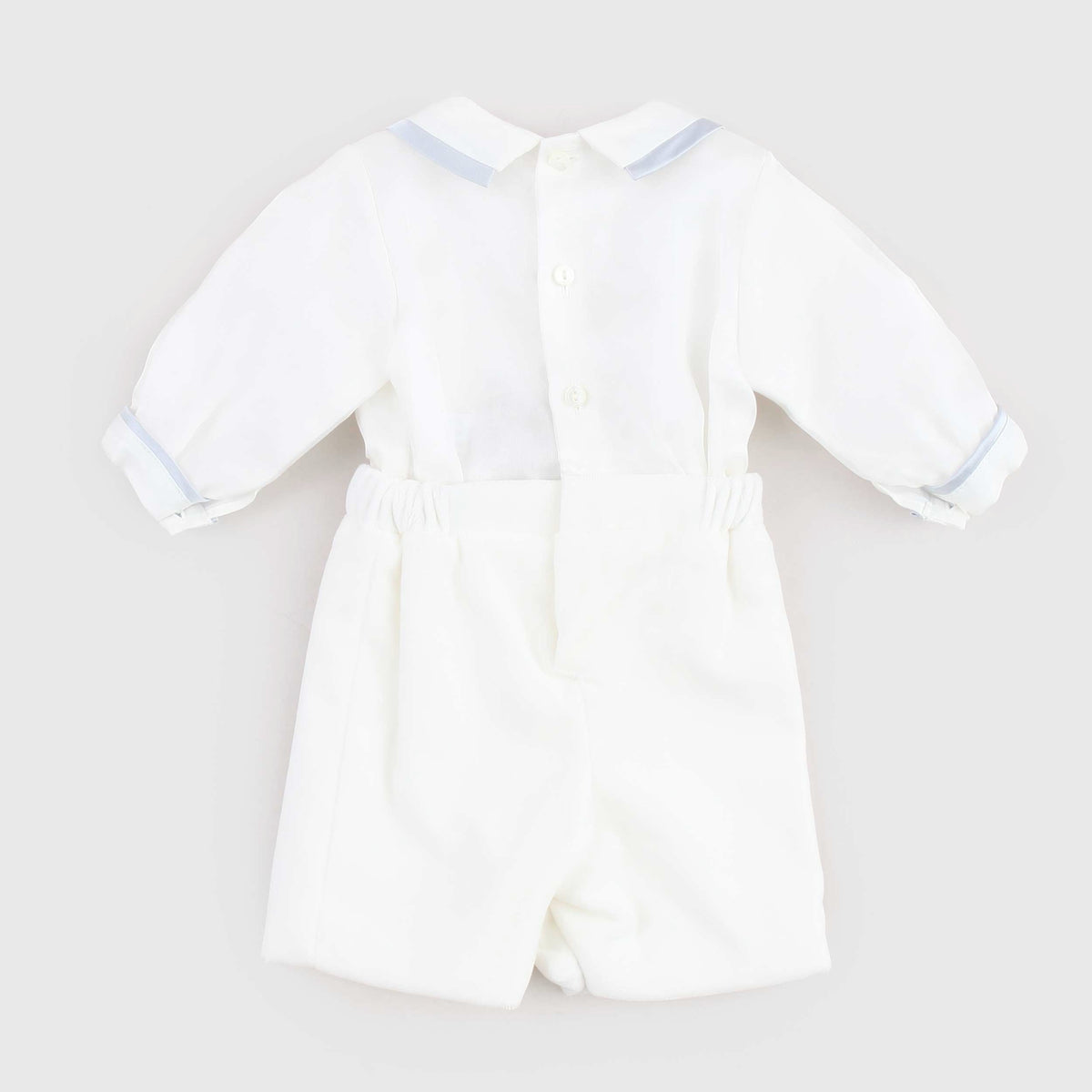 Abito Bianco e Celeste per Neonato LA STUPENDERIA